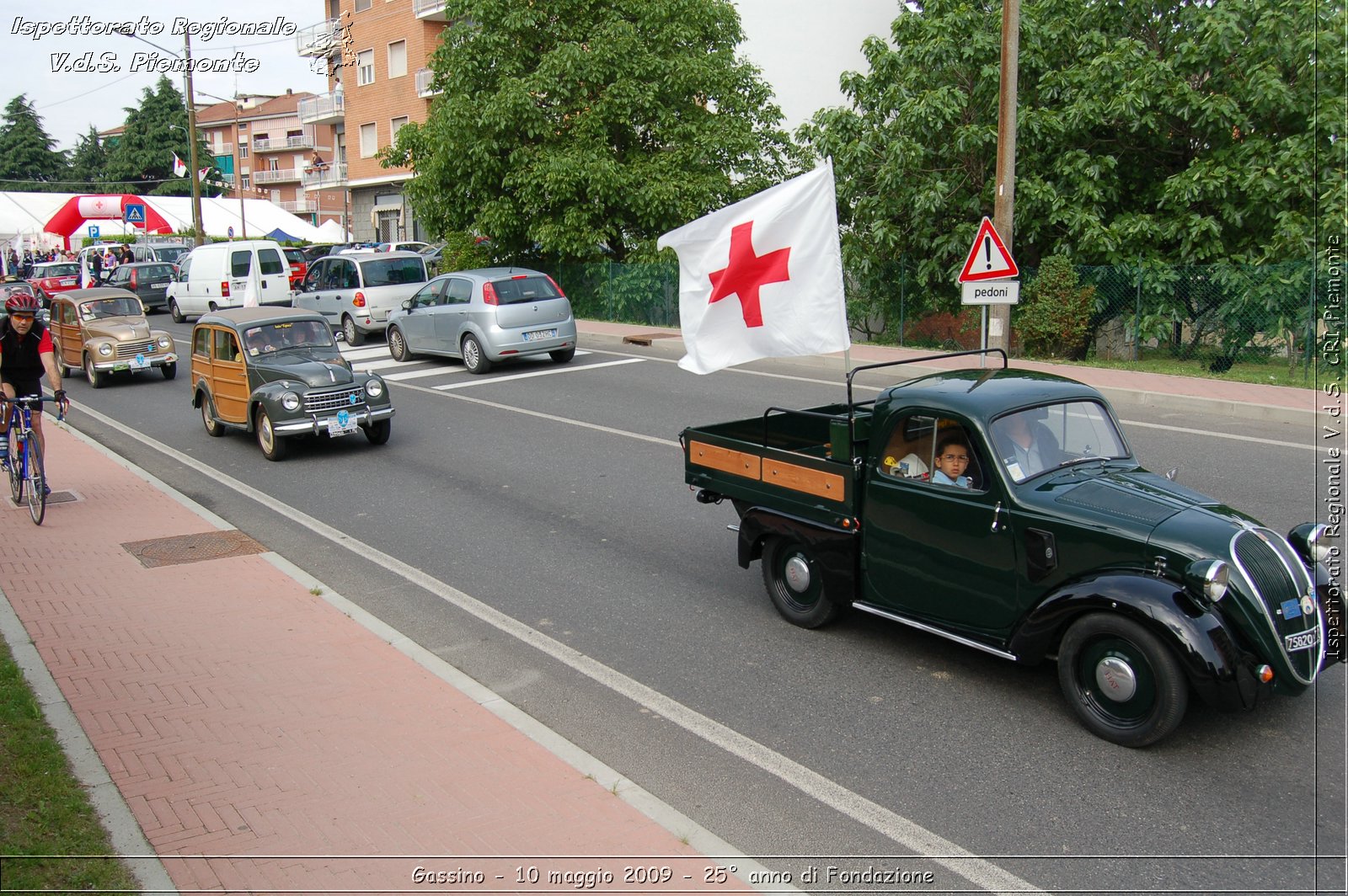 Gassino - 10 maggio 2009 - 25 anno di Fondazione -  Croce Rossa Italiana - Ispettorato Regionale Volontari del Soccorso Piemonte