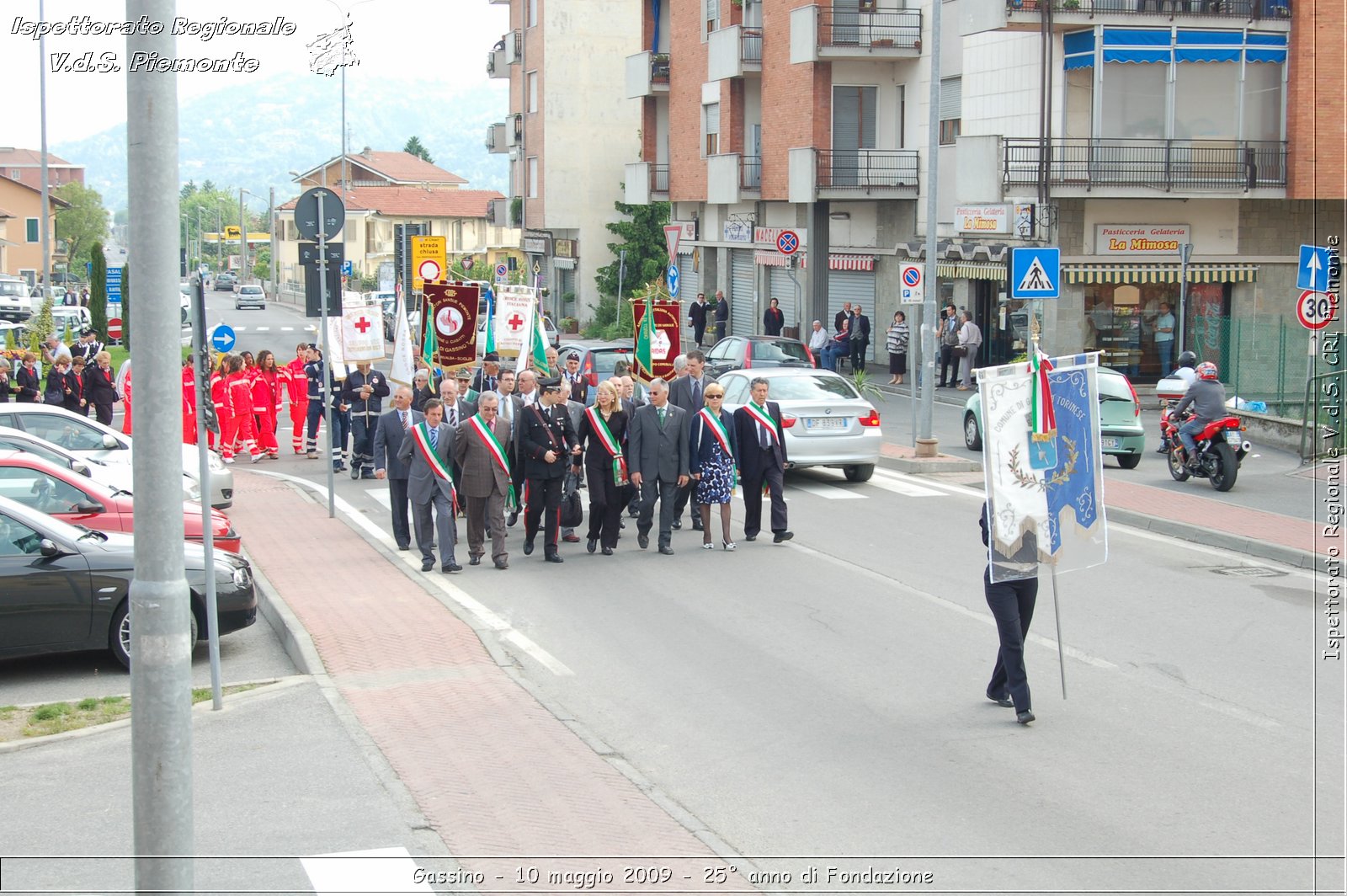 Gassino - 10 maggio 2009 - 25 anno di Fondazione -  Croce Rossa Italiana - Ispettorato Regionale Volontari del Soccorso Piemonte