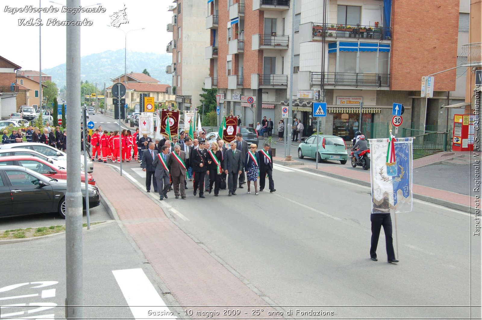 Gassino - 10 maggio 2009 - 25 anno di Fondazione -  Croce Rossa Italiana - Ispettorato Regionale Volontari del Soccorso Piemonte