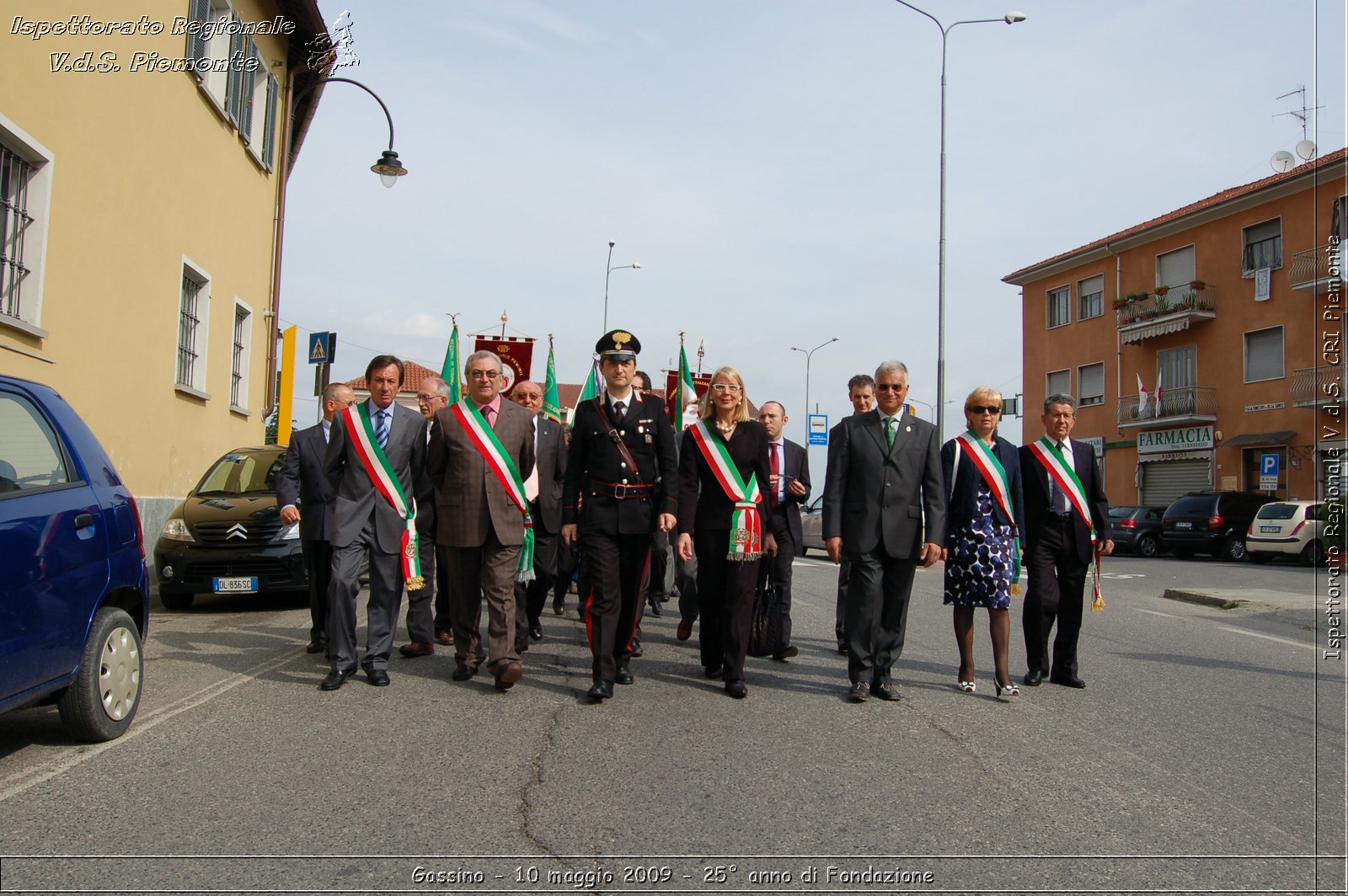 Gassino - 10 maggio 2009 - 25 anno di Fondazione -  Croce Rossa Italiana - Ispettorato Regionale Volontari del Soccorso Piemonte