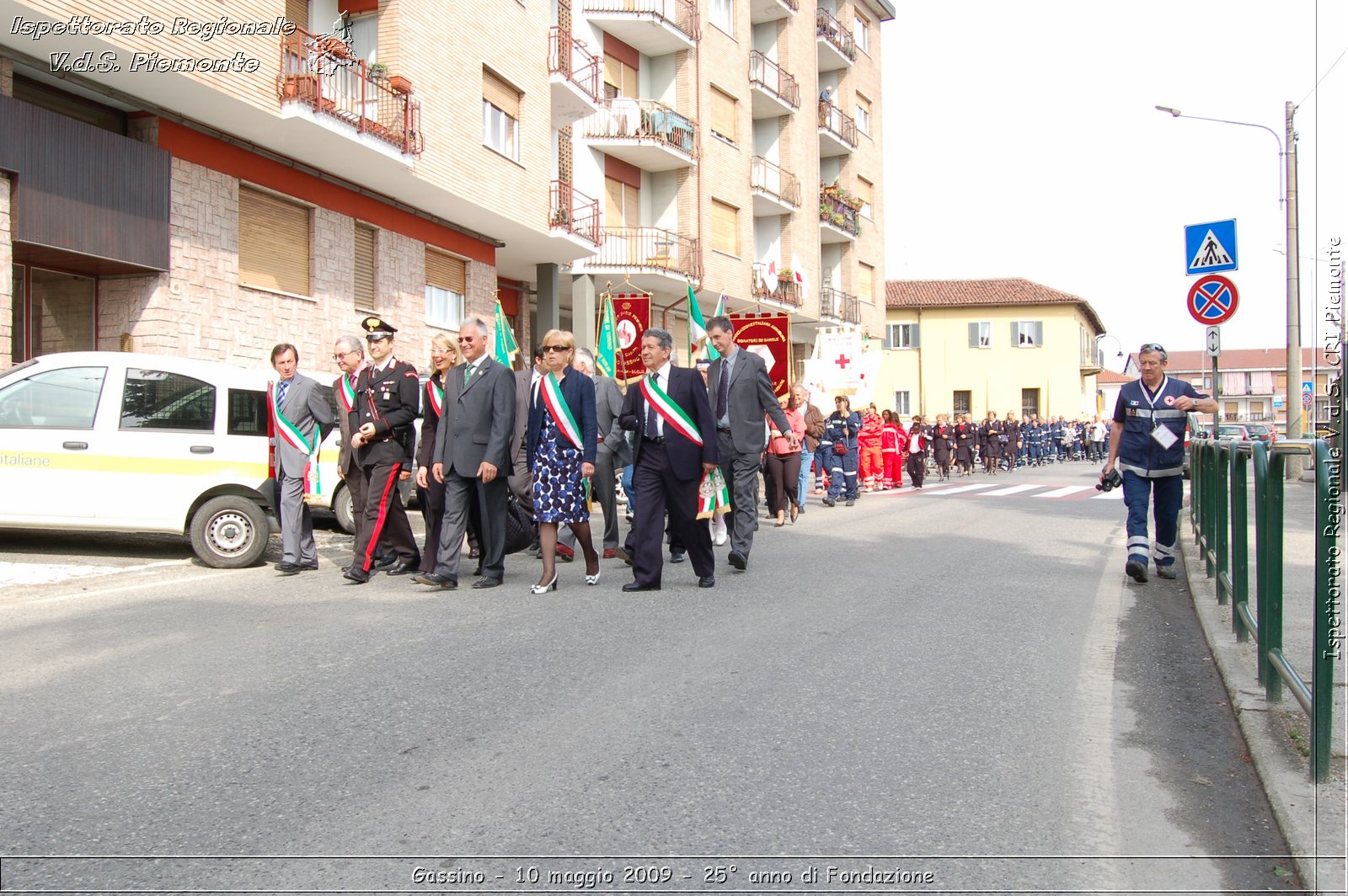 Gassino - 10 maggio 2009 - 25 anno di Fondazione -  Croce Rossa Italiana - Ispettorato Regionale Volontari del Soccorso Piemonte