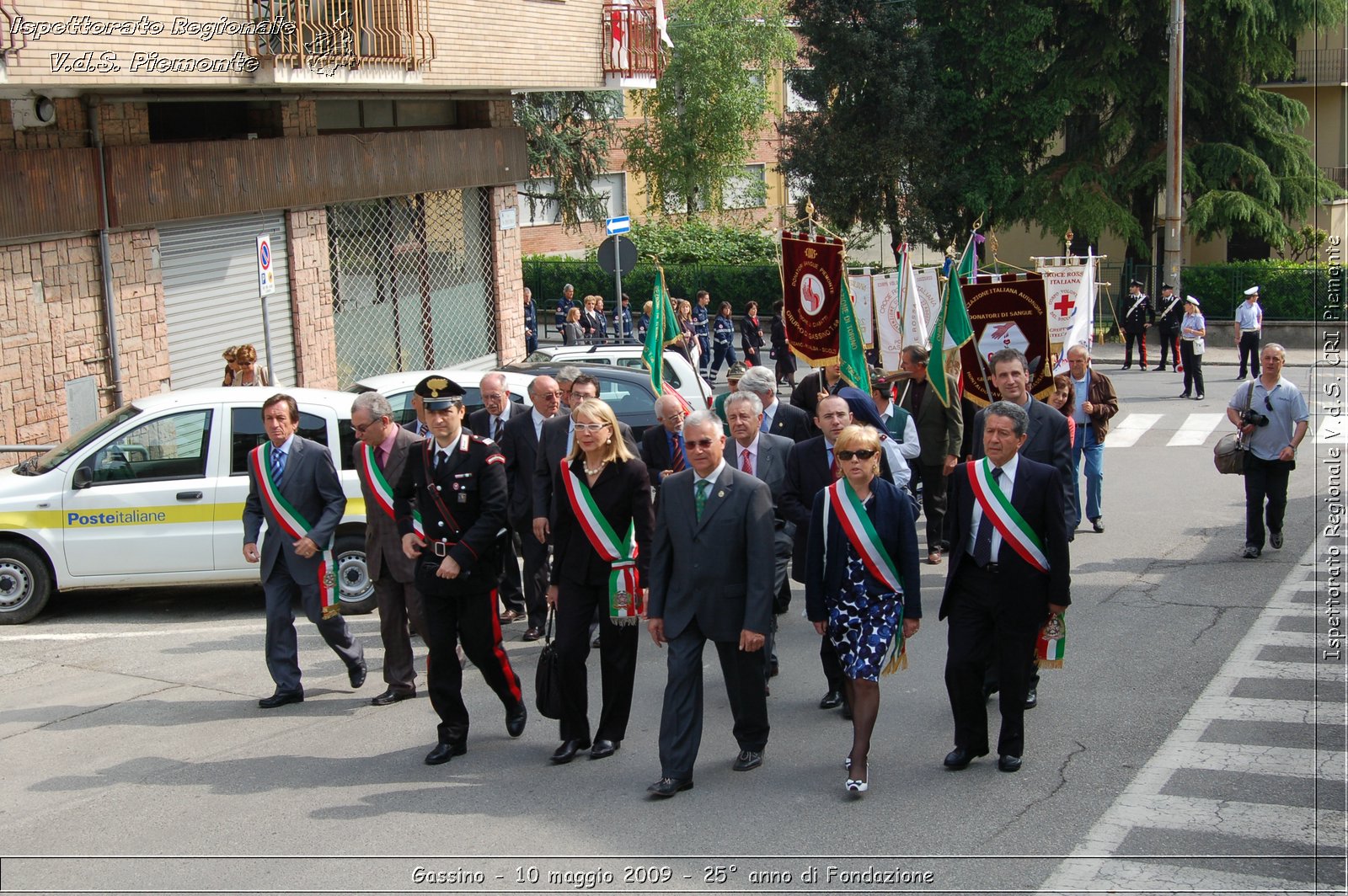 Gassino - 10 maggio 2009 - 25 anno di Fondazione -  Croce Rossa Italiana - Ispettorato Regionale Volontari del Soccorso Piemonte