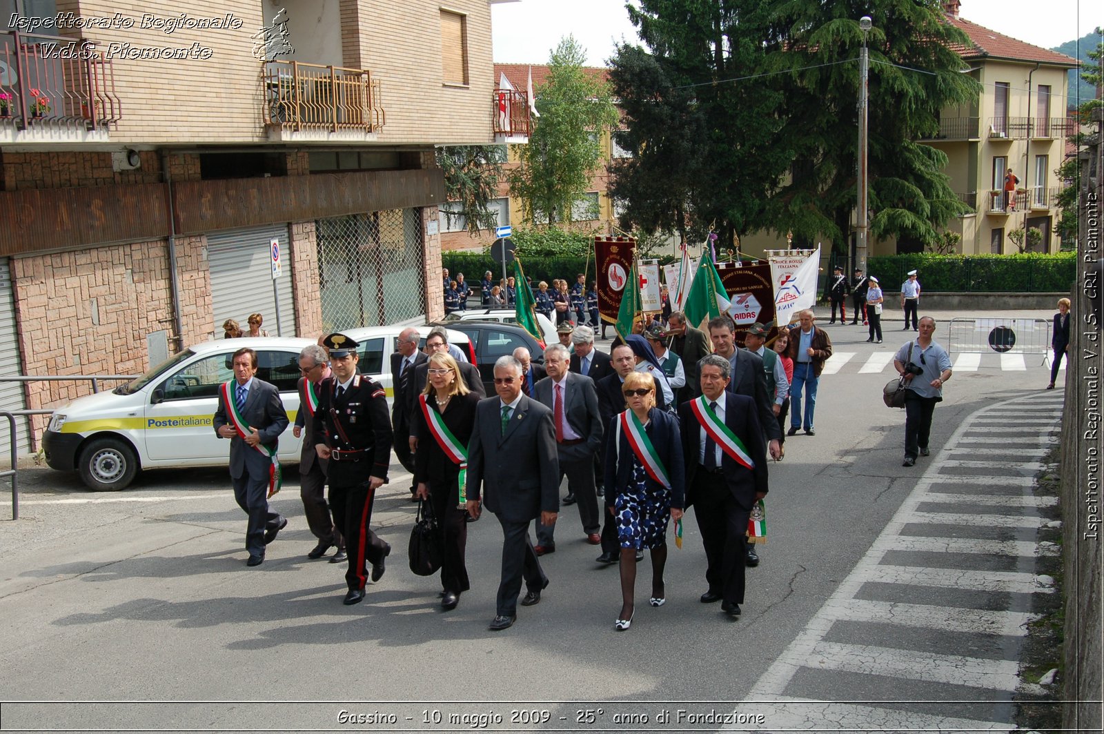 Gassino - 10 maggio 2009 - 25 anno di Fondazione -  Croce Rossa Italiana - Ispettorato Regionale Volontari del Soccorso Piemonte