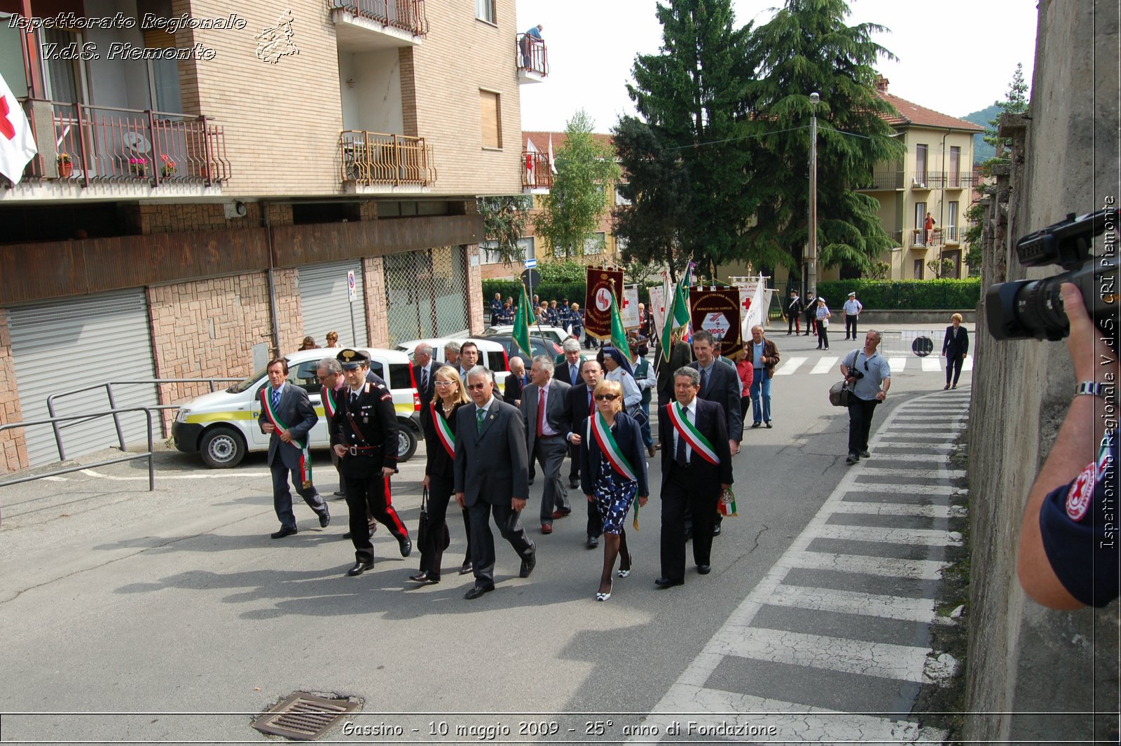 Gassino - 10 maggio 2009 - 25 anno di Fondazione -  Croce Rossa Italiana - Ispettorato Regionale Volontari del Soccorso Piemonte