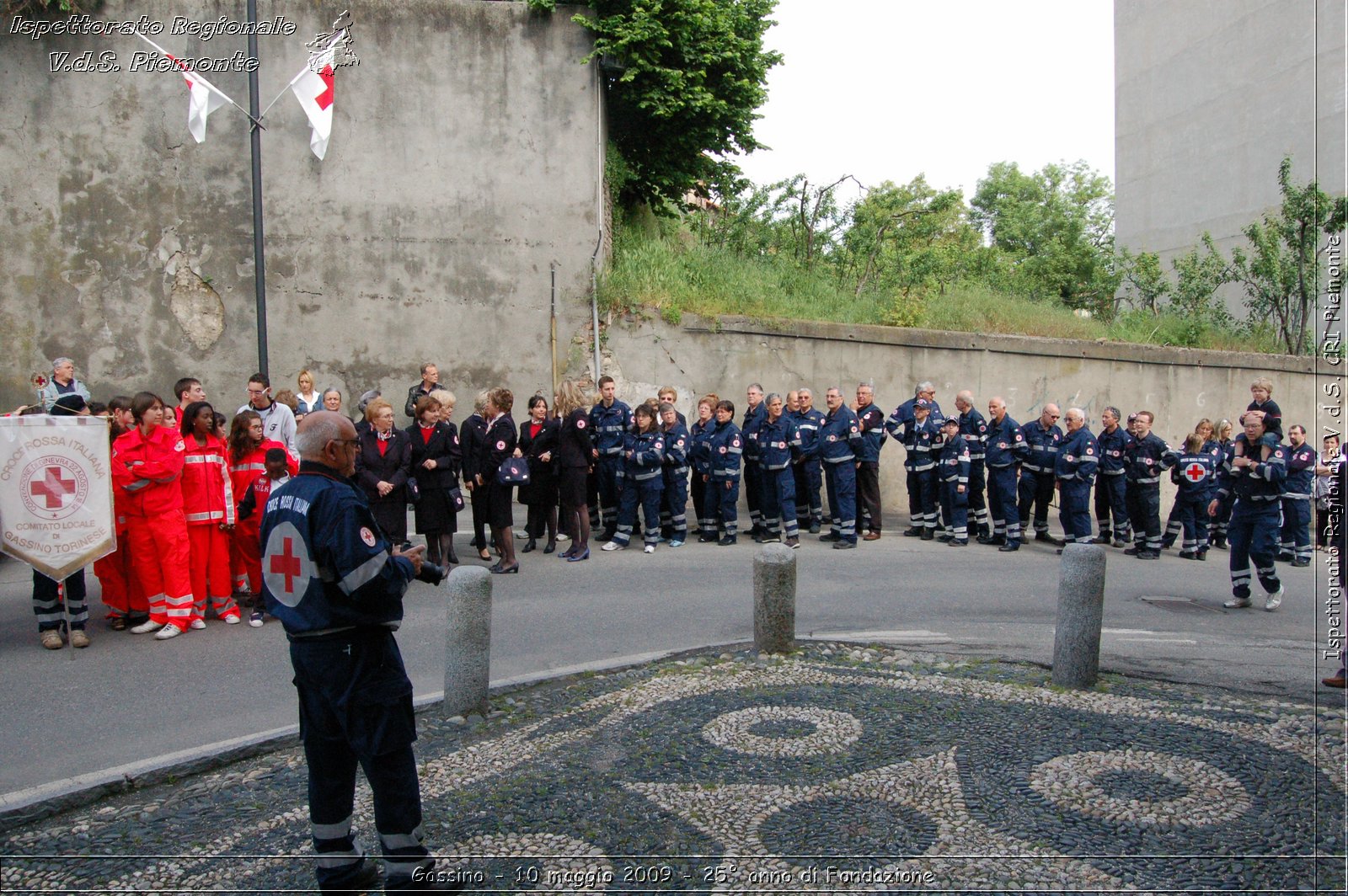 Gassino - 10 maggio 2009 - 25 anno di Fondazione -  Croce Rossa Italiana - Ispettorato Regionale Volontari del Soccorso Piemonte