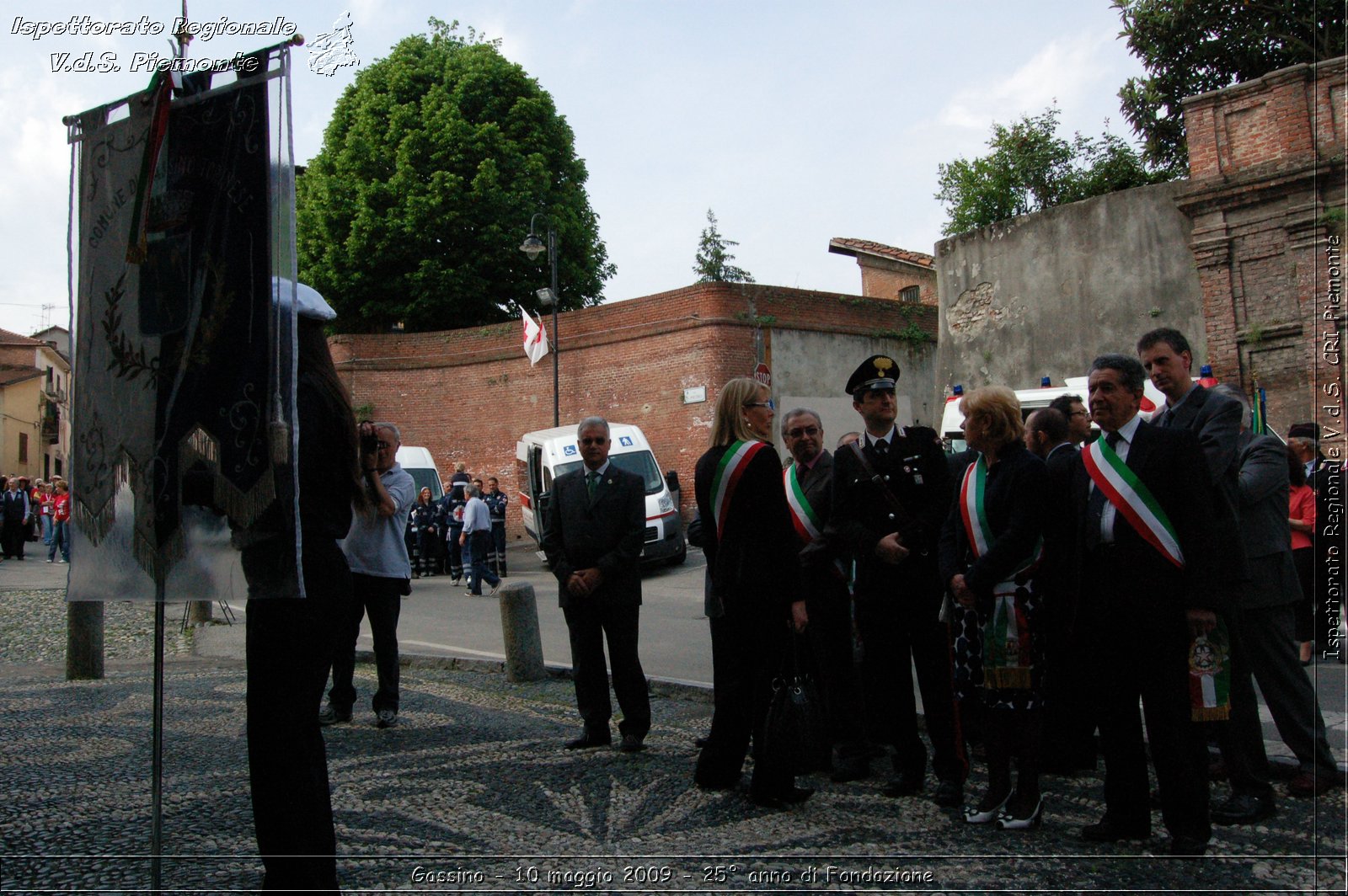 Gassino - 10 maggio 2009 - 25 anno di Fondazione -  Croce Rossa Italiana - Ispettorato Regionale Volontari del Soccorso Piemonte