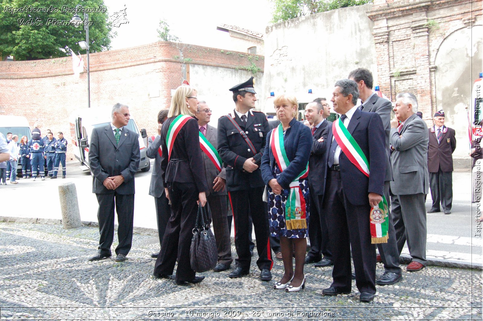 Gassino - 10 maggio 2009 - 25 anno di Fondazione -  Croce Rossa Italiana - Ispettorato Regionale Volontari del Soccorso Piemonte