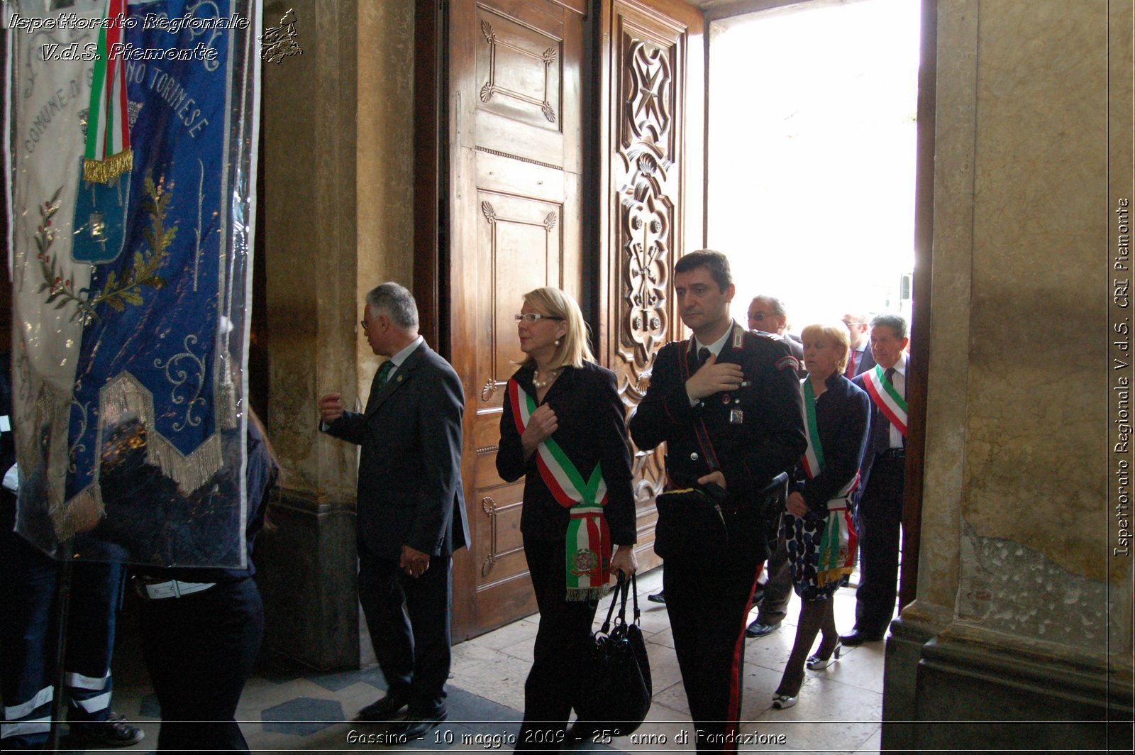 Gassino - 10 maggio 2009 - 25 anno di Fondazione -  Croce Rossa Italiana - Ispettorato Regionale Volontari del Soccorso Piemonte