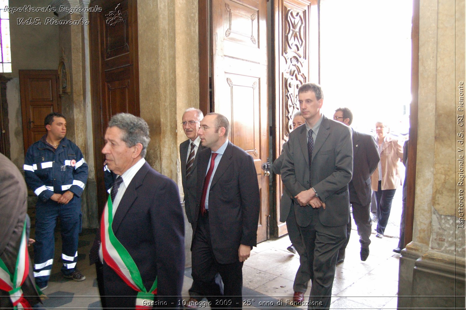 Gassino - 10 maggio 2009 - 25 anno di Fondazione -  Croce Rossa Italiana - Ispettorato Regionale Volontari del Soccorso Piemonte