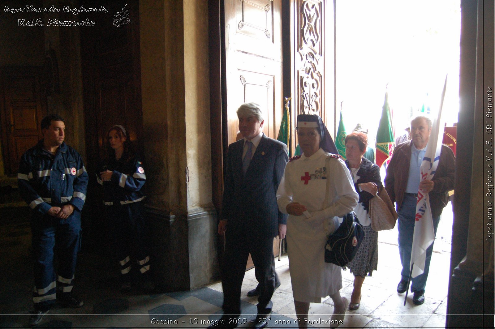 Gassino - 10 maggio 2009 - 25 anno di Fondazione -  Croce Rossa Italiana - Ispettorato Regionale Volontari del Soccorso Piemonte