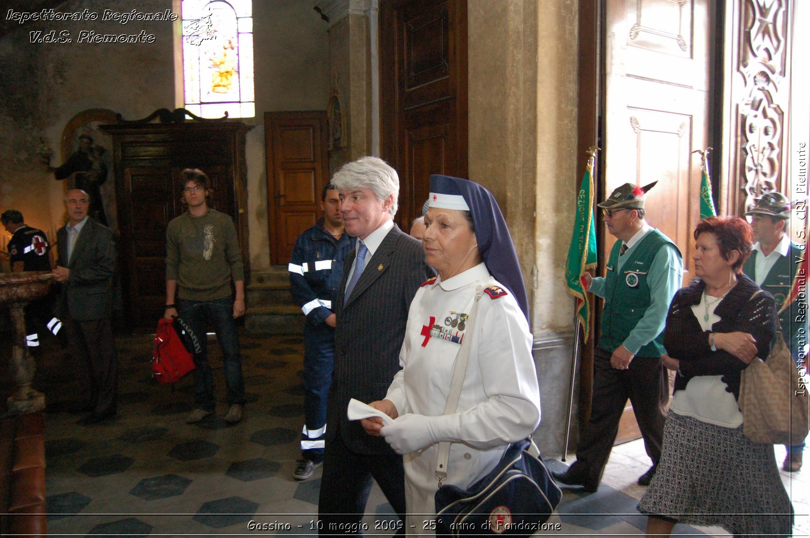 Gassino - 10 maggio 2009 - 25 anno di Fondazione -  Croce Rossa Italiana - Ispettorato Regionale Volontari del Soccorso Piemonte