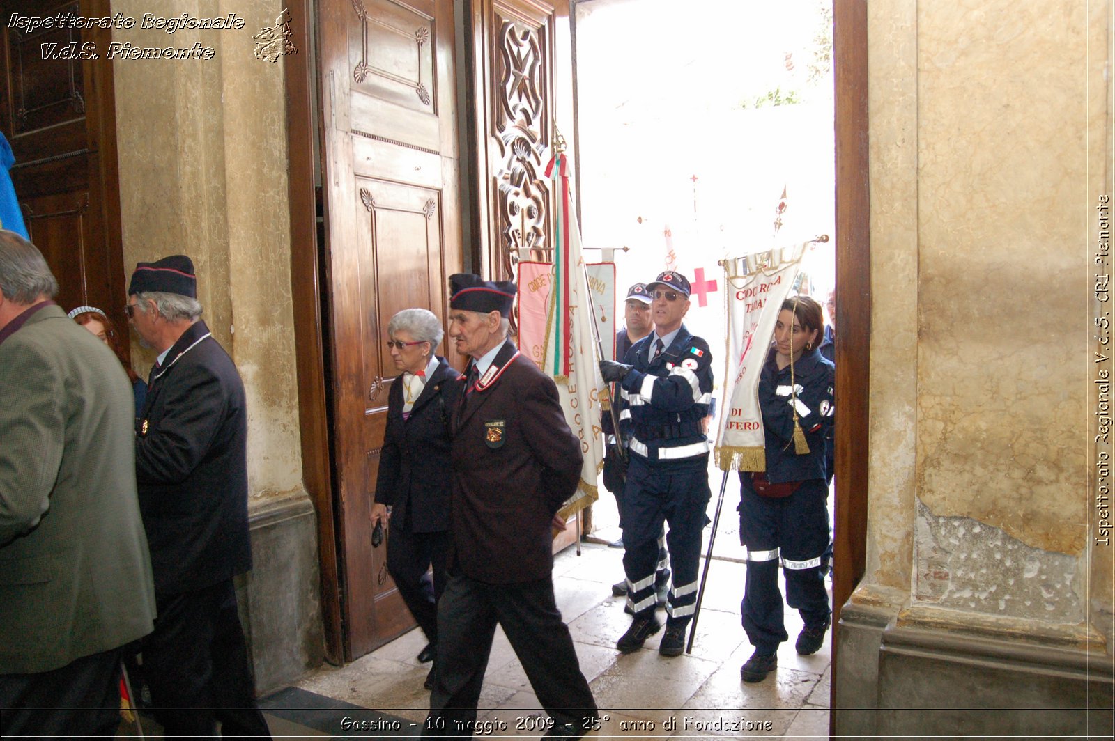 Gassino - 10 maggio 2009 - 25 anno di Fondazione -  Croce Rossa Italiana - Ispettorato Regionale Volontari del Soccorso Piemonte