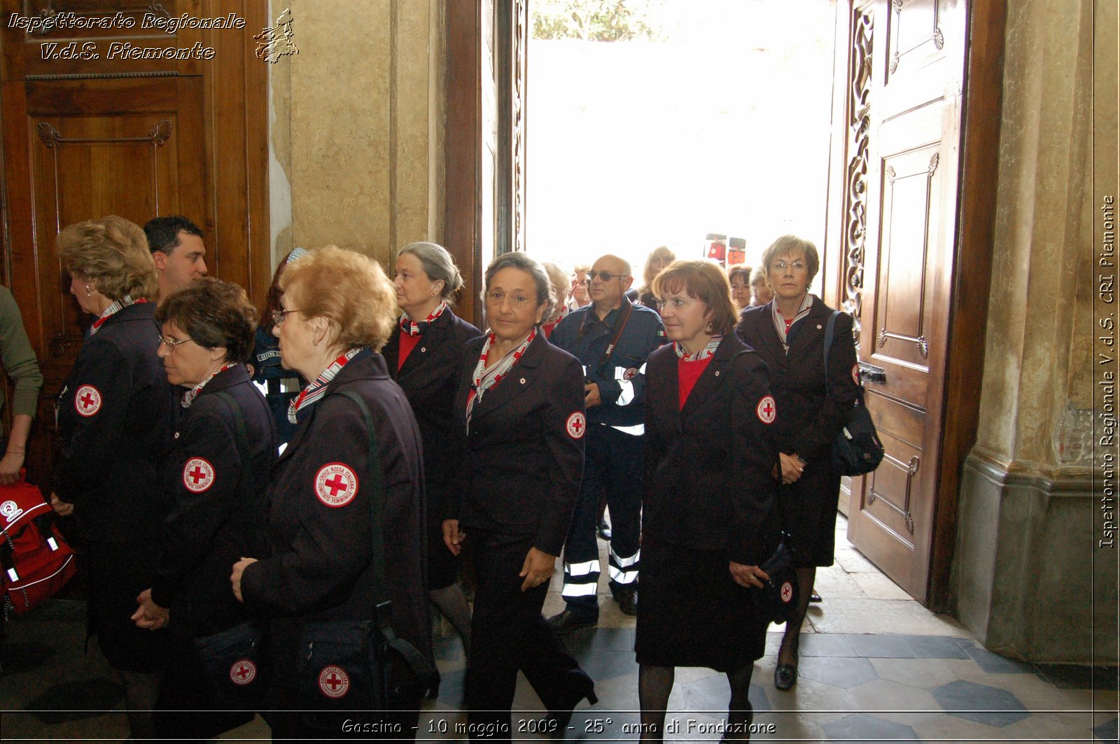 Gassino - 10 maggio 2009 - 25 anno di Fondazione -  Croce Rossa Italiana - Ispettorato Regionale Volontari del Soccorso Piemonte