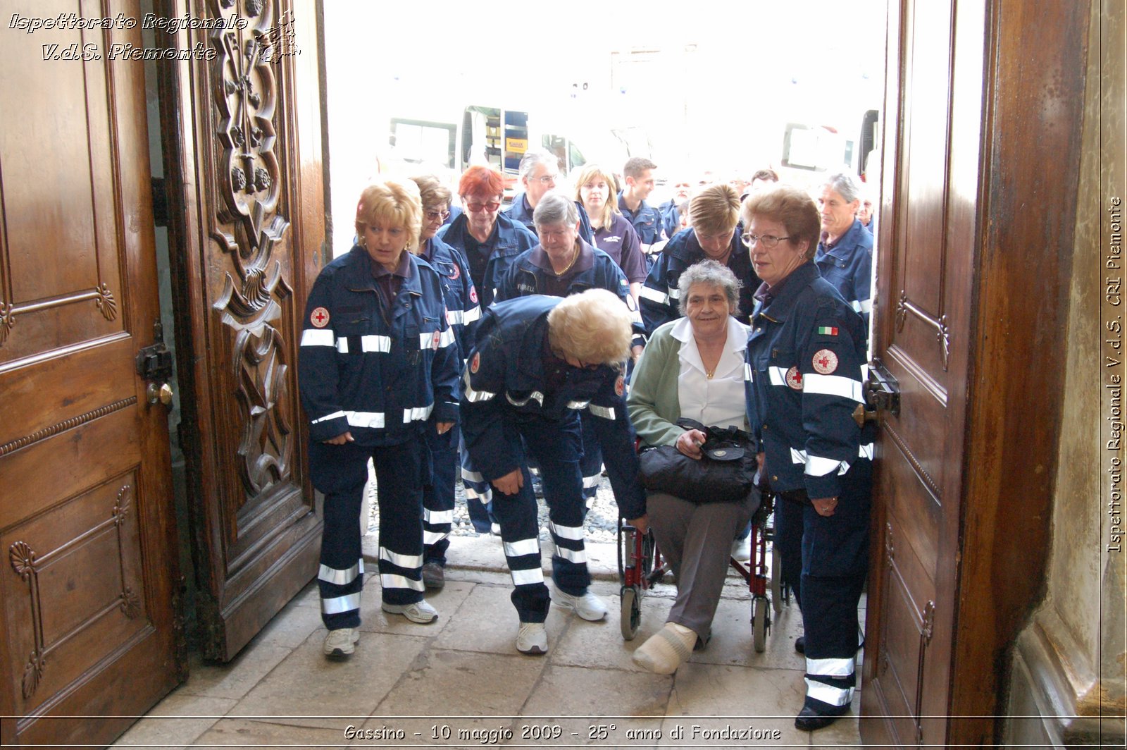 Gassino - 10 maggio 2009 - 25 anno di Fondazione -  Croce Rossa Italiana - Ispettorato Regionale Volontari del Soccorso Piemonte