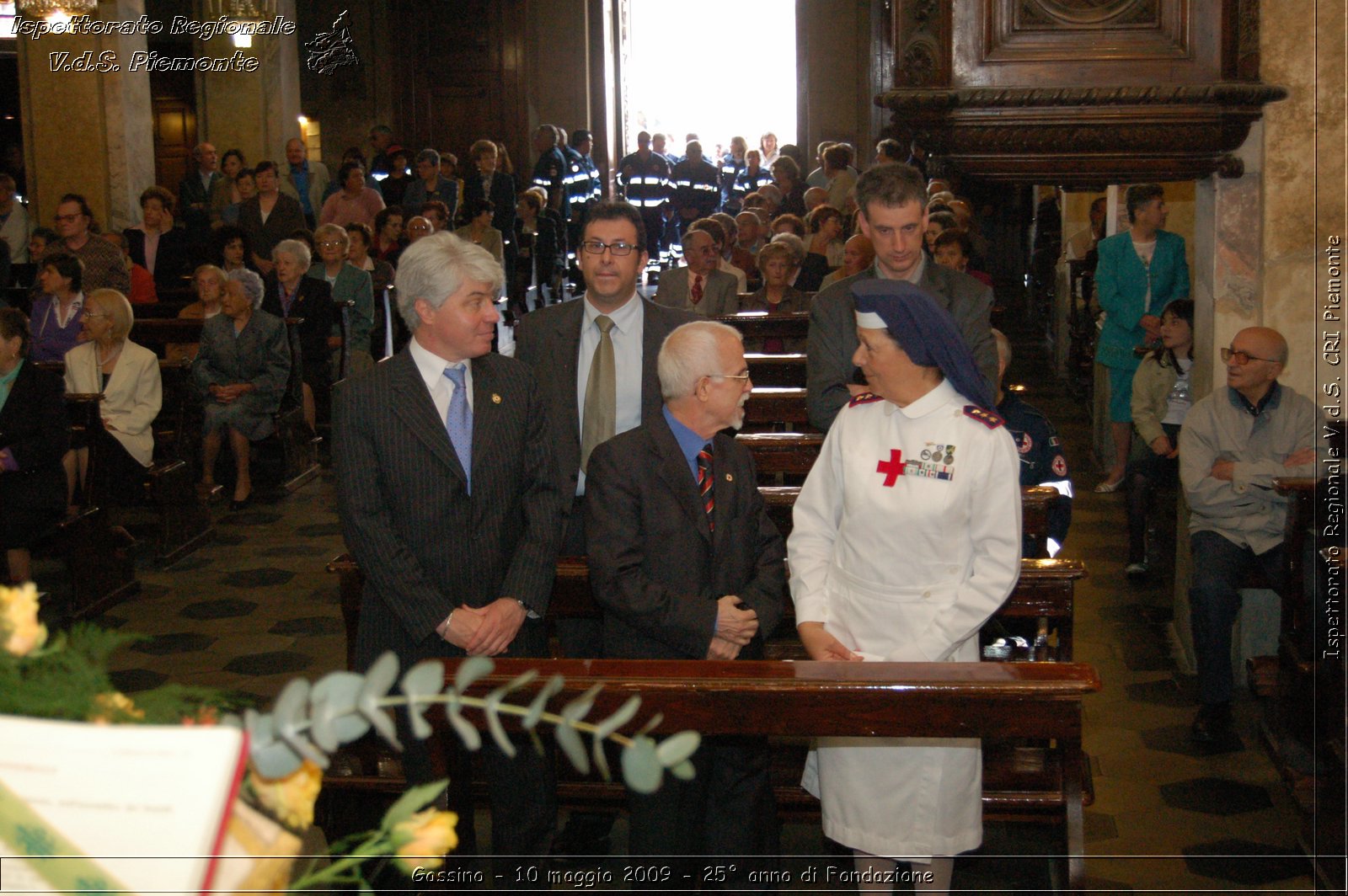 Gassino - 10 maggio 2009 - 25 anno di Fondazione -  Croce Rossa Italiana - Ispettorato Regionale Volontari del Soccorso Piemonte