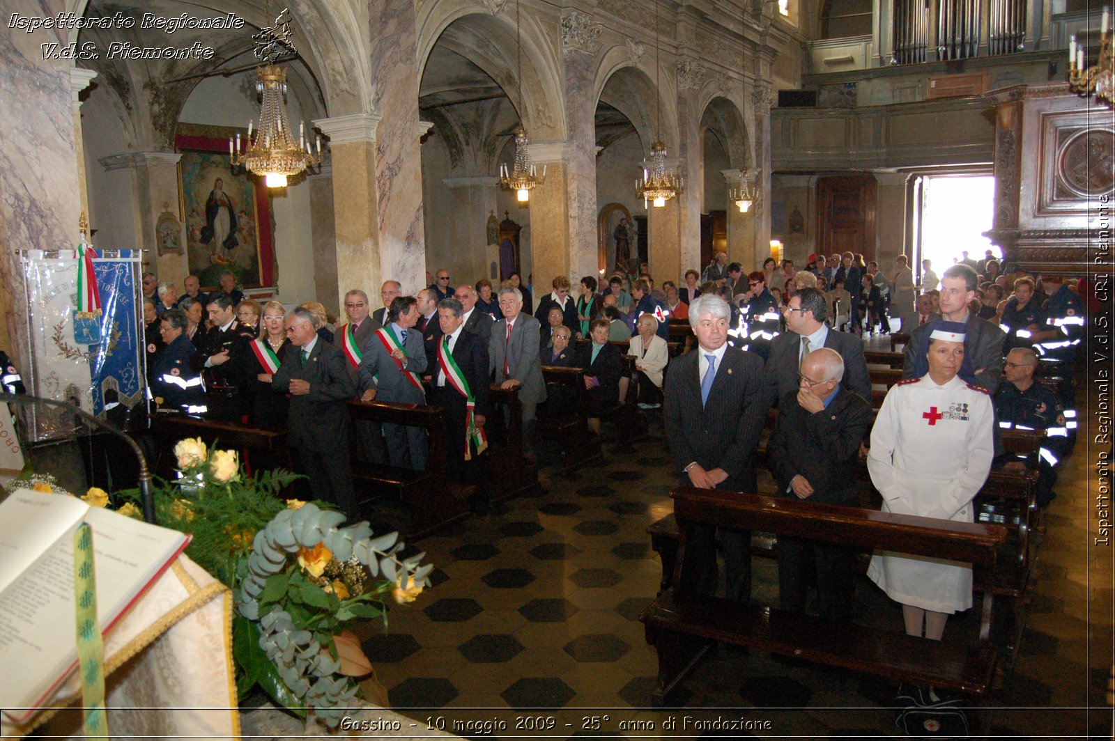 Gassino - 10 maggio 2009 - 25 anno di Fondazione -  Croce Rossa Italiana - Ispettorato Regionale Volontari del Soccorso Piemonte