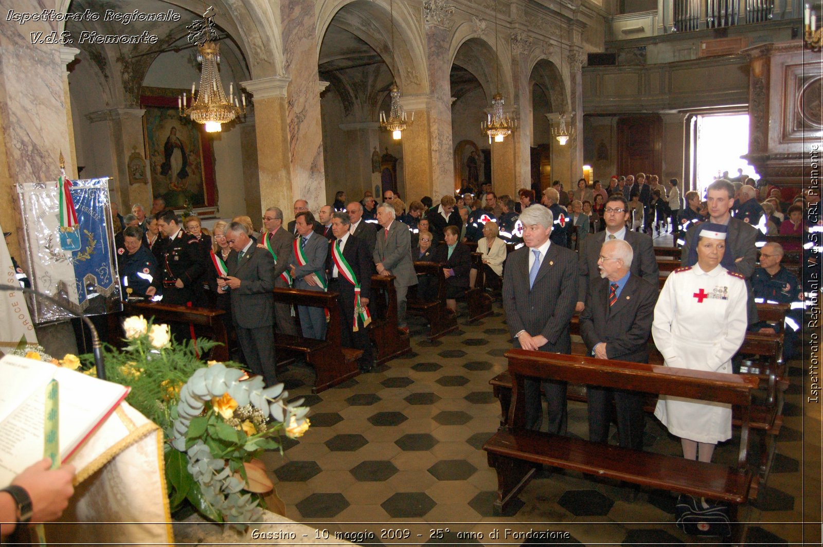 Gassino - 10 maggio 2009 - 25 anno di Fondazione -  Croce Rossa Italiana - Ispettorato Regionale Volontari del Soccorso Piemonte