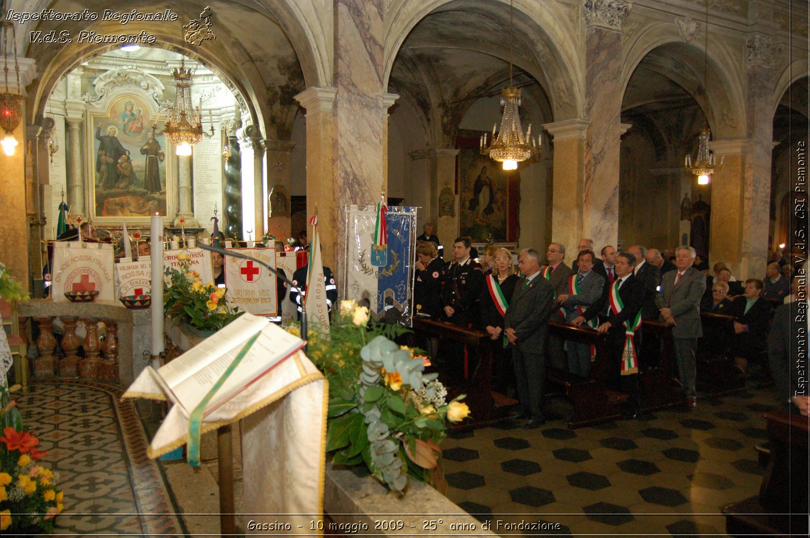 Gassino - 10 maggio 2009 - 25 anno di Fondazione -  Croce Rossa Italiana - Ispettorato Regionale Volontari del Soccorso Piemonte