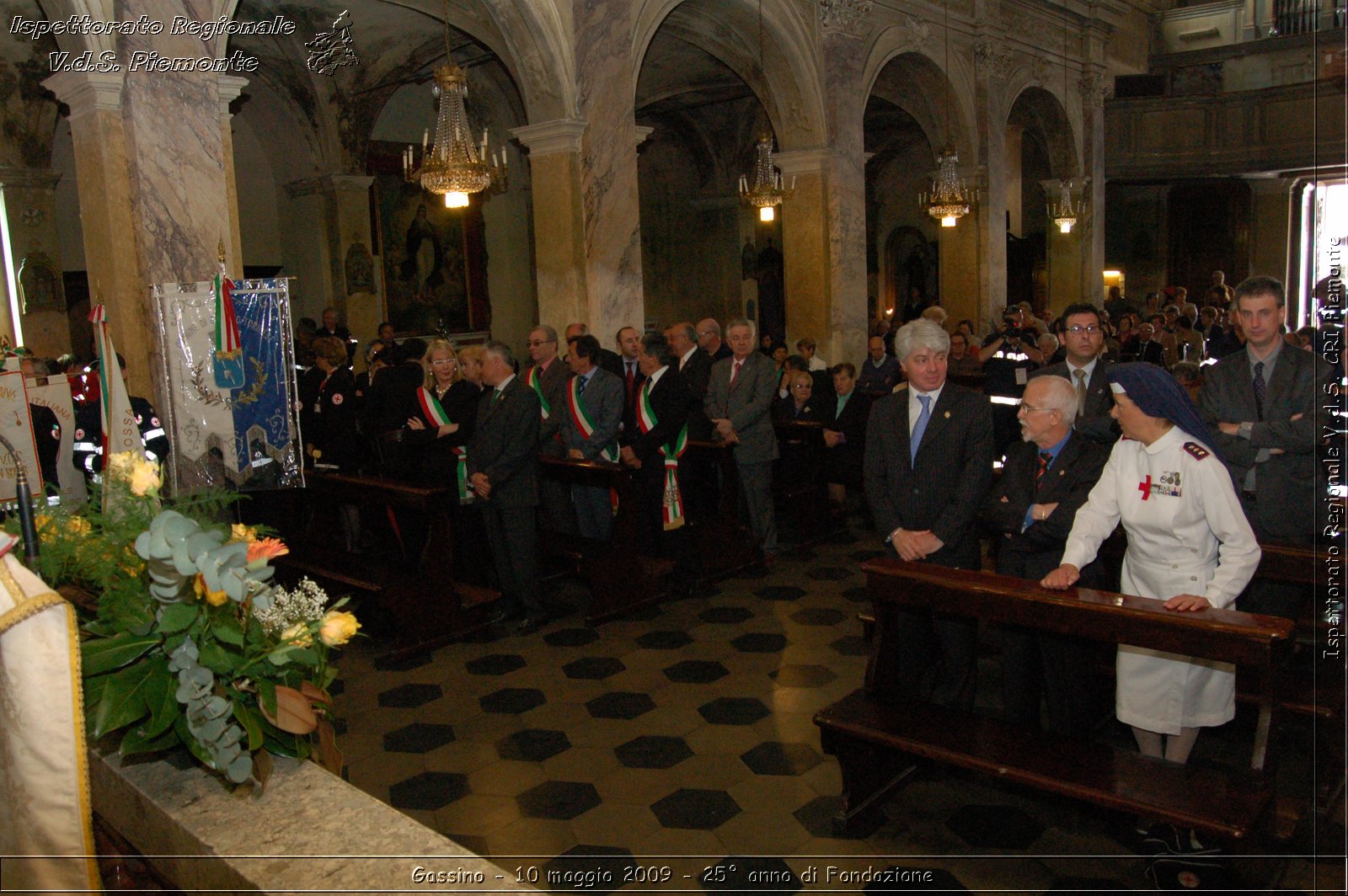 Gassino - 10 maggio 2009 - 25 anno di Fondazione -  Croce Rossa Italiana - Ispettorato Regionale Volontari del Soccorso Piemonte