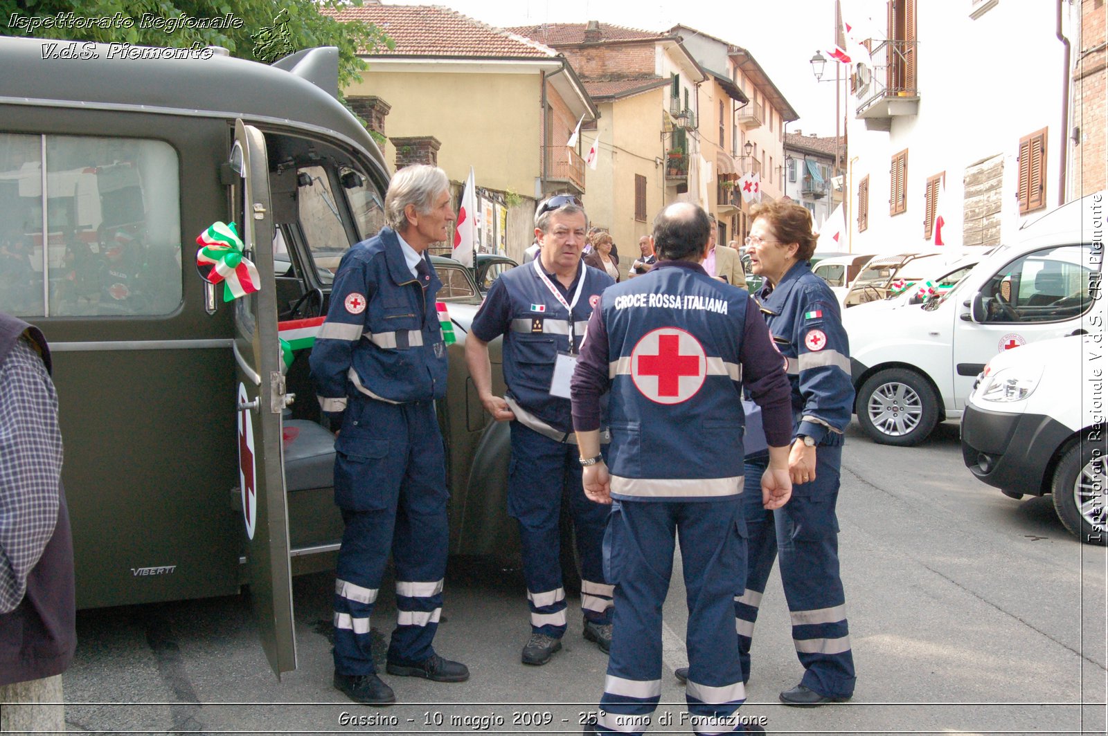 Gassino - 10 maggio 2009 - 25 anno di Fondazione -  Croce Rossa Italiana - Ispettorato Regionale Volontari del Soccorso Piemonte