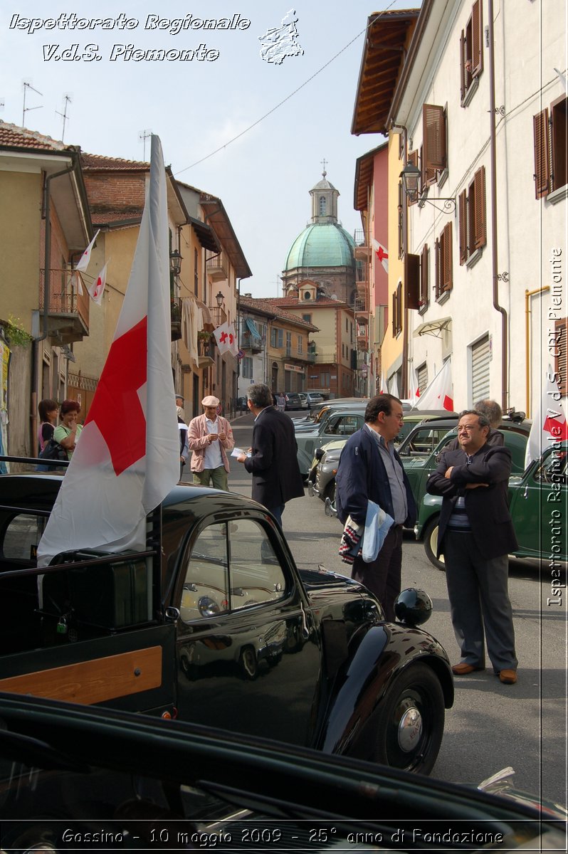 Gassino - 10 maggio 2009 - 25 anno di Fondazione -  Croce Rossa Italiana - Ispettorato Regionale Volontari del Soccorso Piemonte