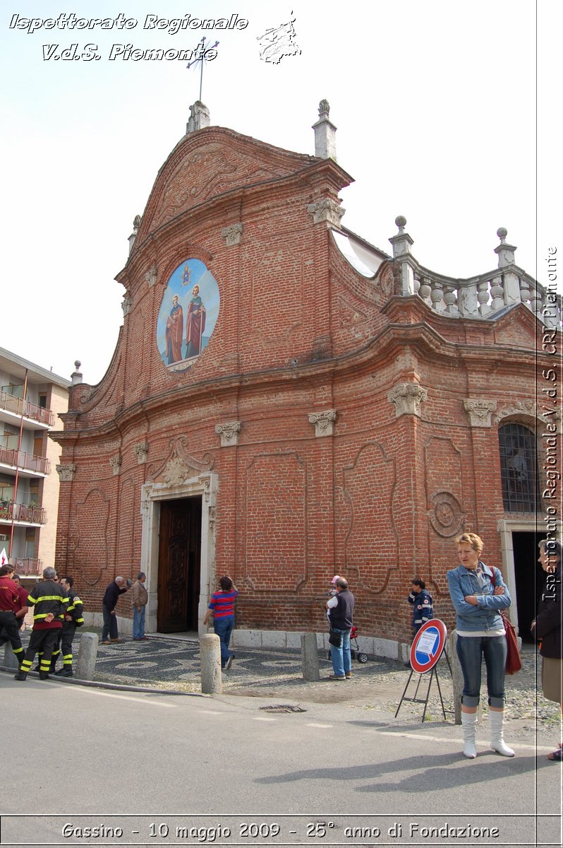 Gassino - 10 maggio 2009 - 25 anno di Fondazione -  Croce Rossa Italiana - Ispettorato Regionale Volontari del Soccorso Piemonte