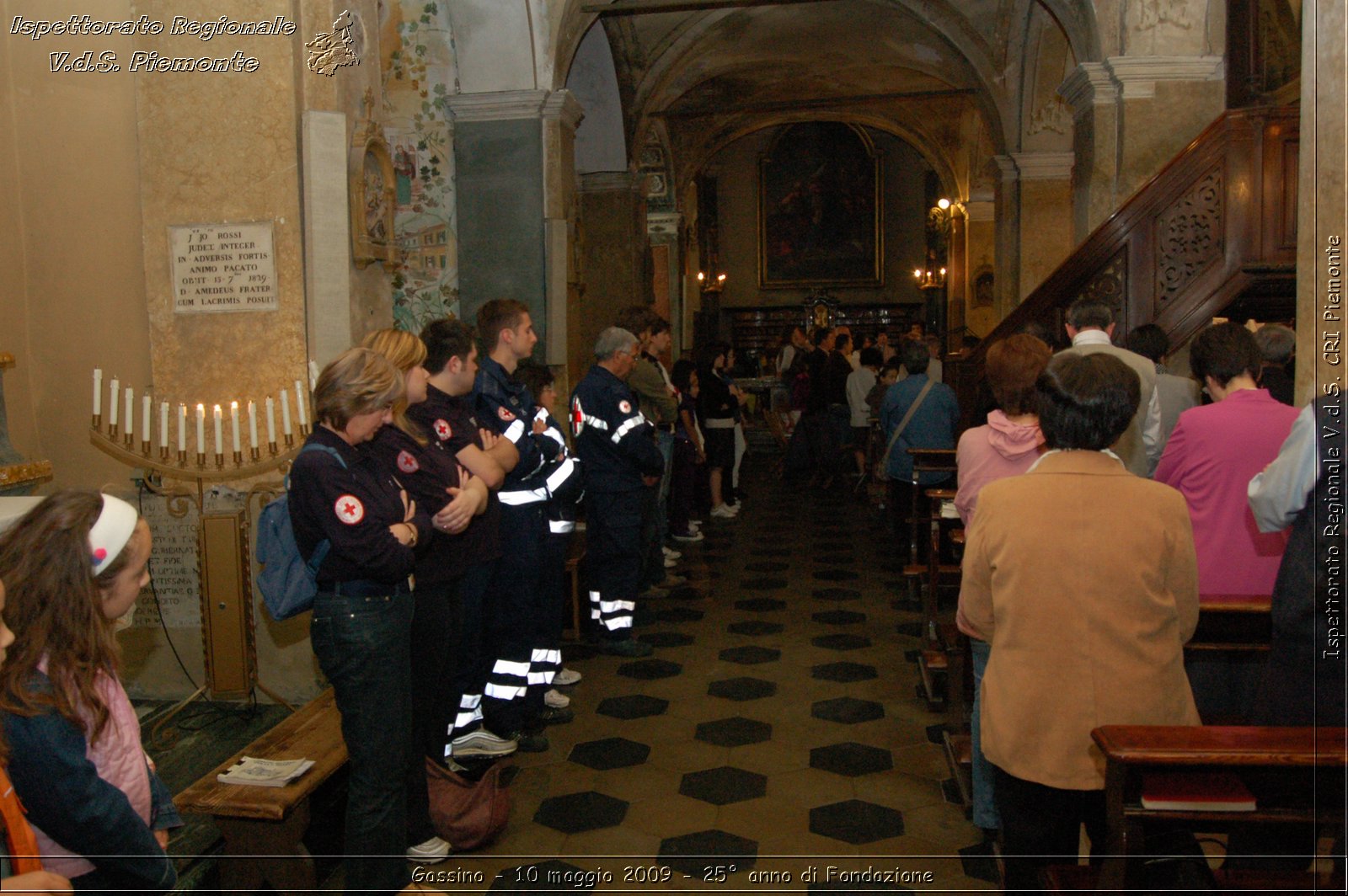 Gassino - 10 maggio 2009 - 25 anno di Fondazione -  Croce Rossa Italiana - Ispettorato Regionale Volontari del Soccorso Piemonte