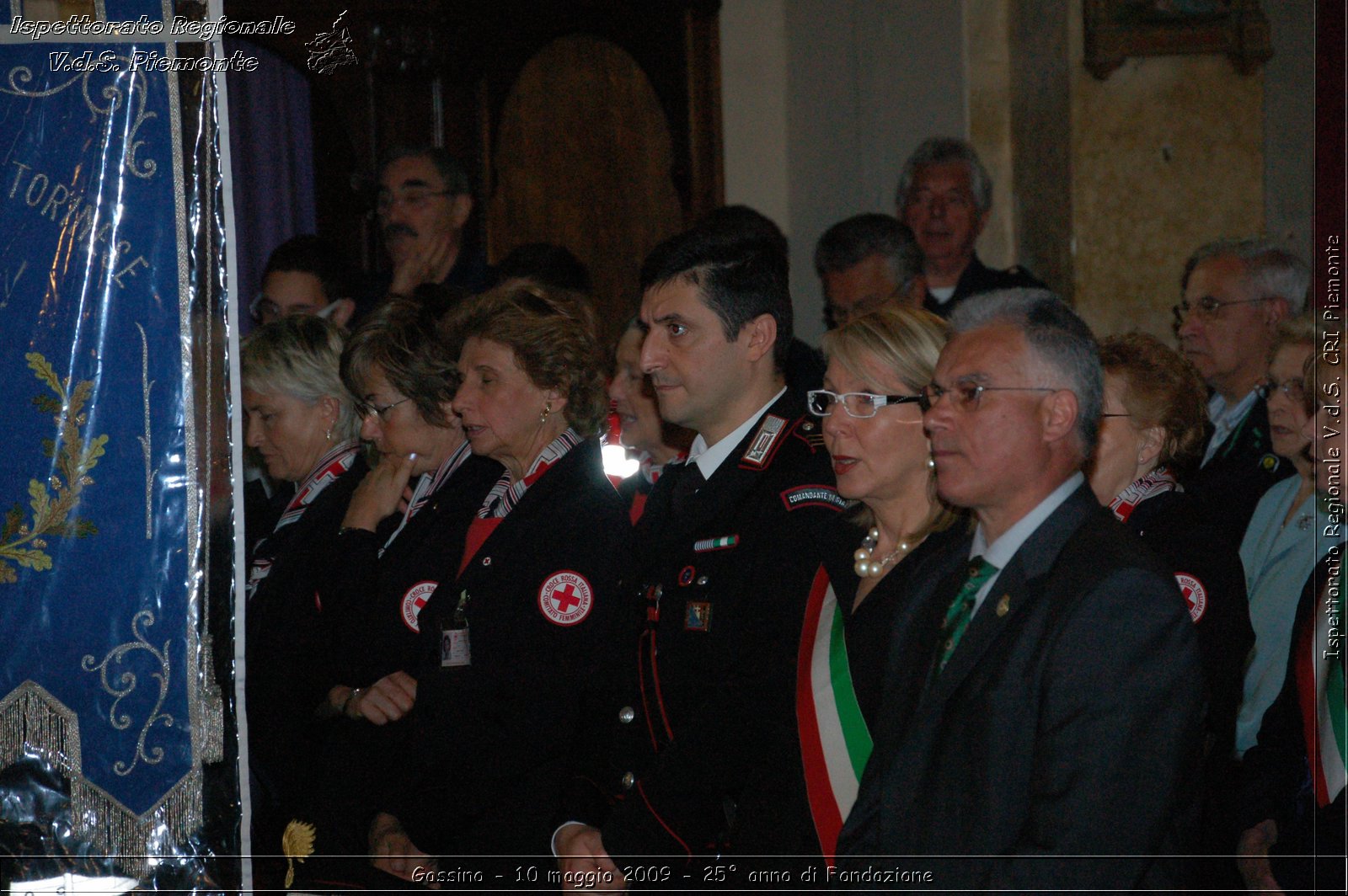 Gassino - 10 maggio 2009 - 25 anno di Fondazione -  Croce Rossa Italiana - Ispettorato Regionale Volontari del Soccorso Piemonte