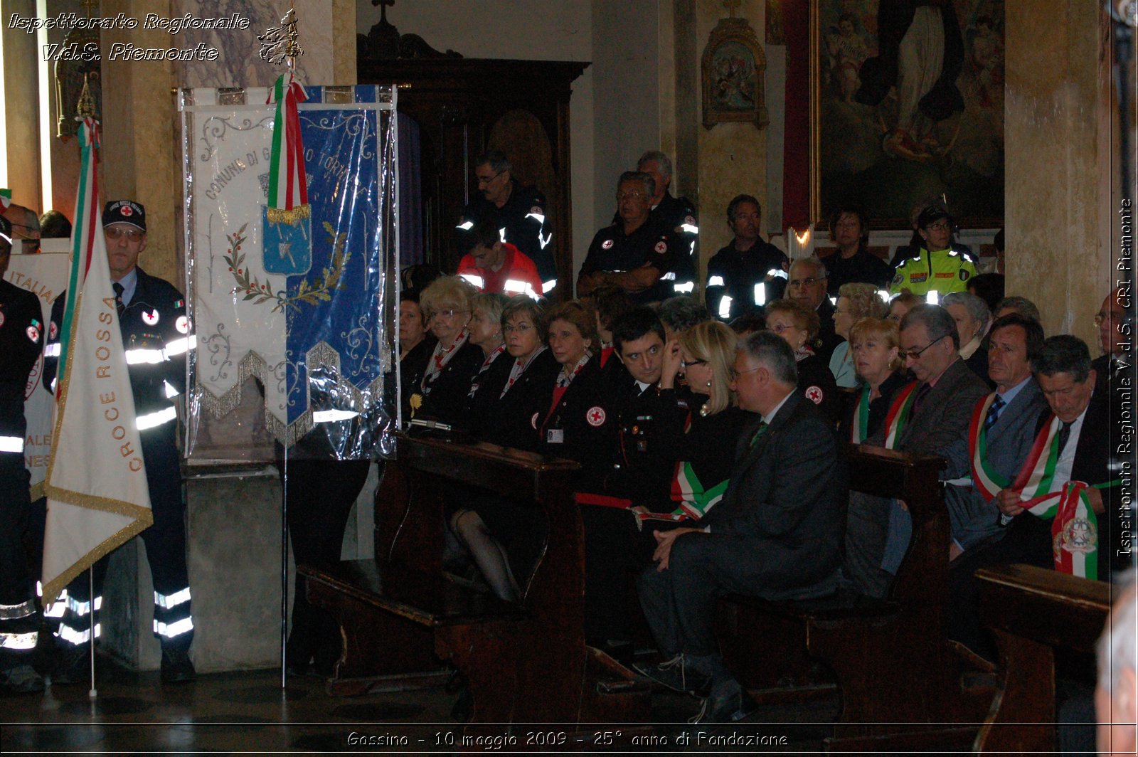 Gassino - 10 maggio 2009 - 25 anno di Fondazione -  Croce Rossa Italiana - Ispettorato Regionale Volontari del Soccorso Piemonte