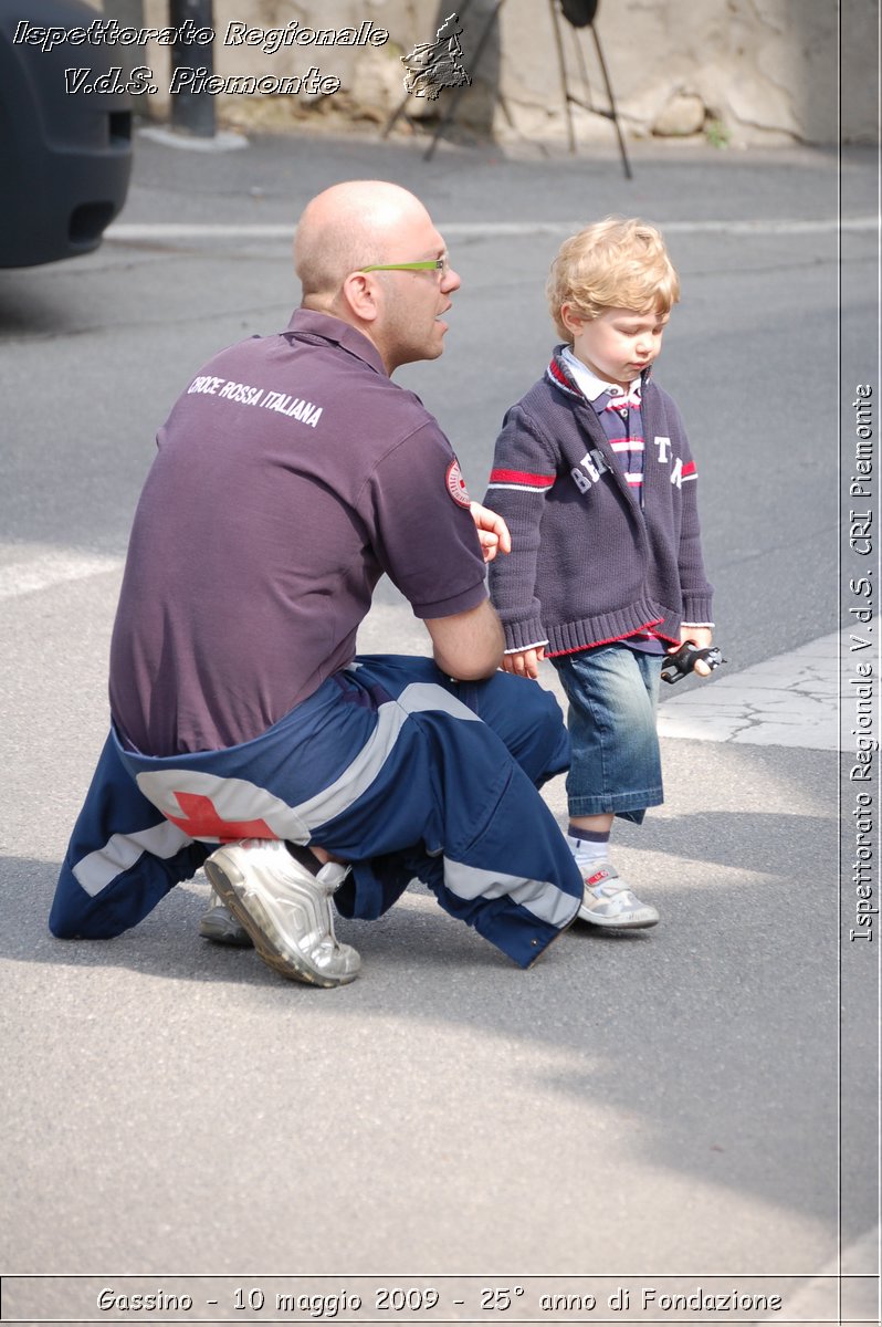 Gassino - 10 maggio 2009 - 25 anno di Fondazione -  Croce Rossa Italiana - Ispettorato Regionale Volontari del Soccorso Piemonte