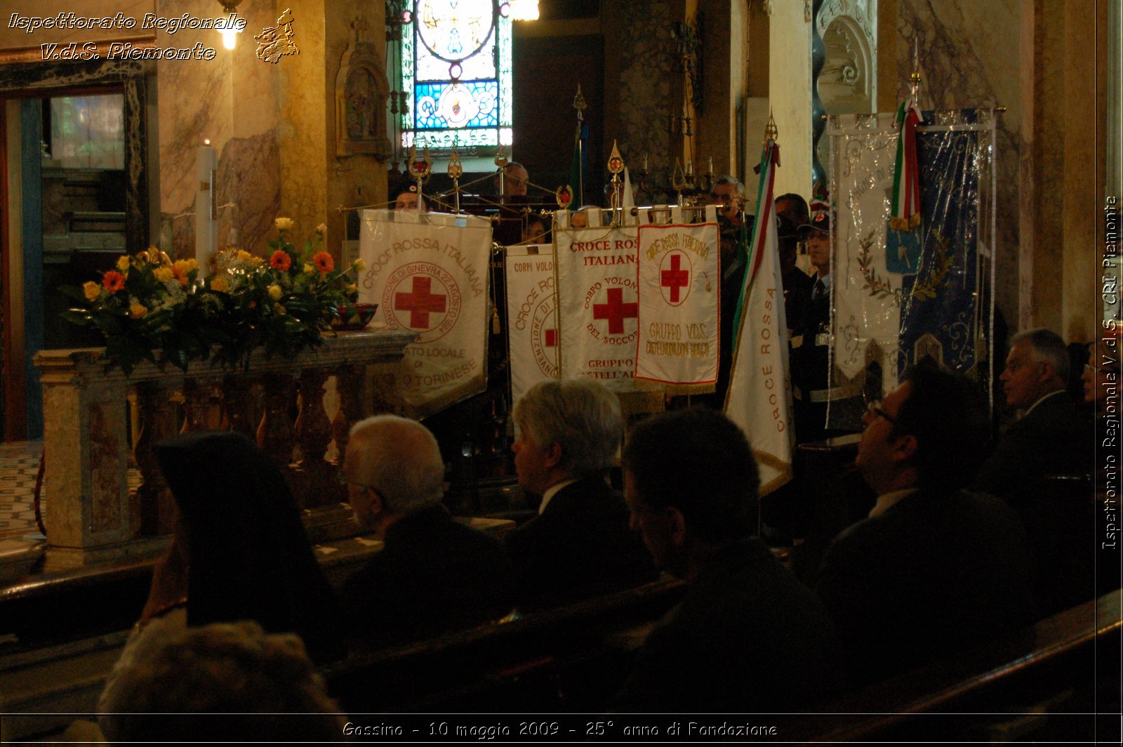 Gassino - 10 maggio 2009 - 25 anno di Fondazione -  Croce Rossa Italiana - Ispettorato Regionale Volontari del Soccorso Piemonte