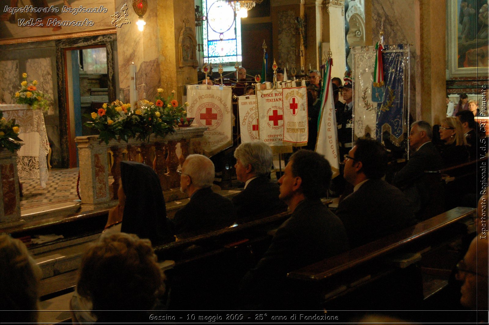 Gassino - 10 maggio 2009 - 25 anno di Fondazione -  Croce Rossa Italiana - Ispettorato Regionale Volontari del Soccorso Piemonte