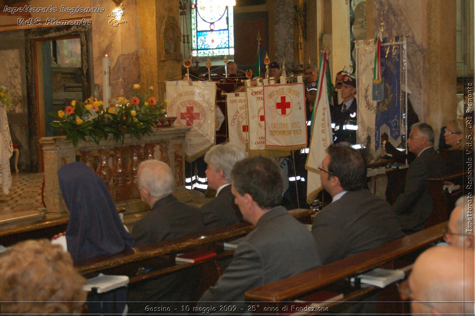 Gassino - 10 maggio 2009 - 25 anno di Fondazione -  Croce Rossa Italiana - Ispettorato Regionale Volontari del Soccorso Piemonte