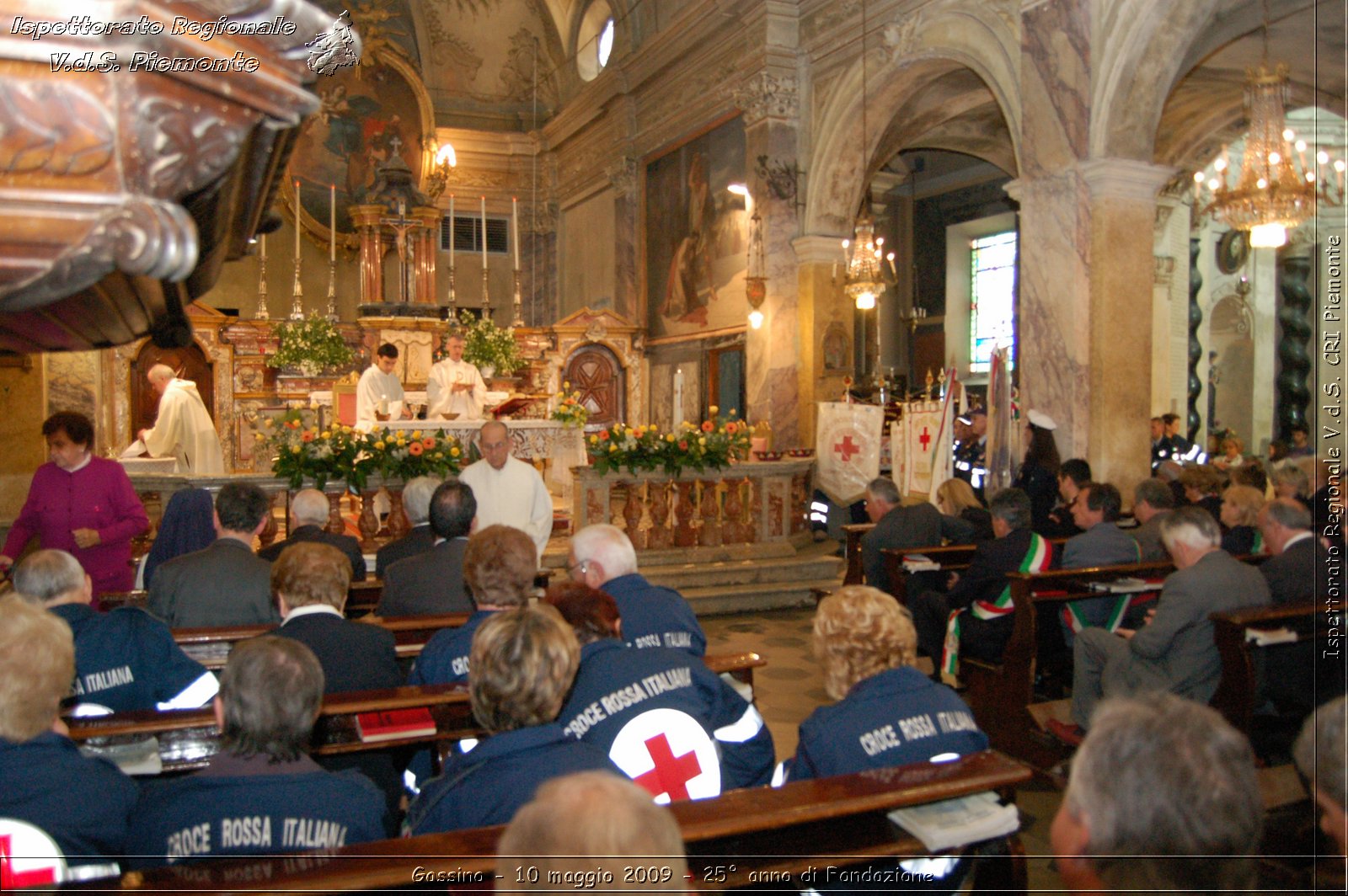 Gassino - 10 maggio 2009 - 25 anno di Fondazione -  Croce Rossa Italiana - Ispettorato Regionale Volontari del Soccorso Piemonte