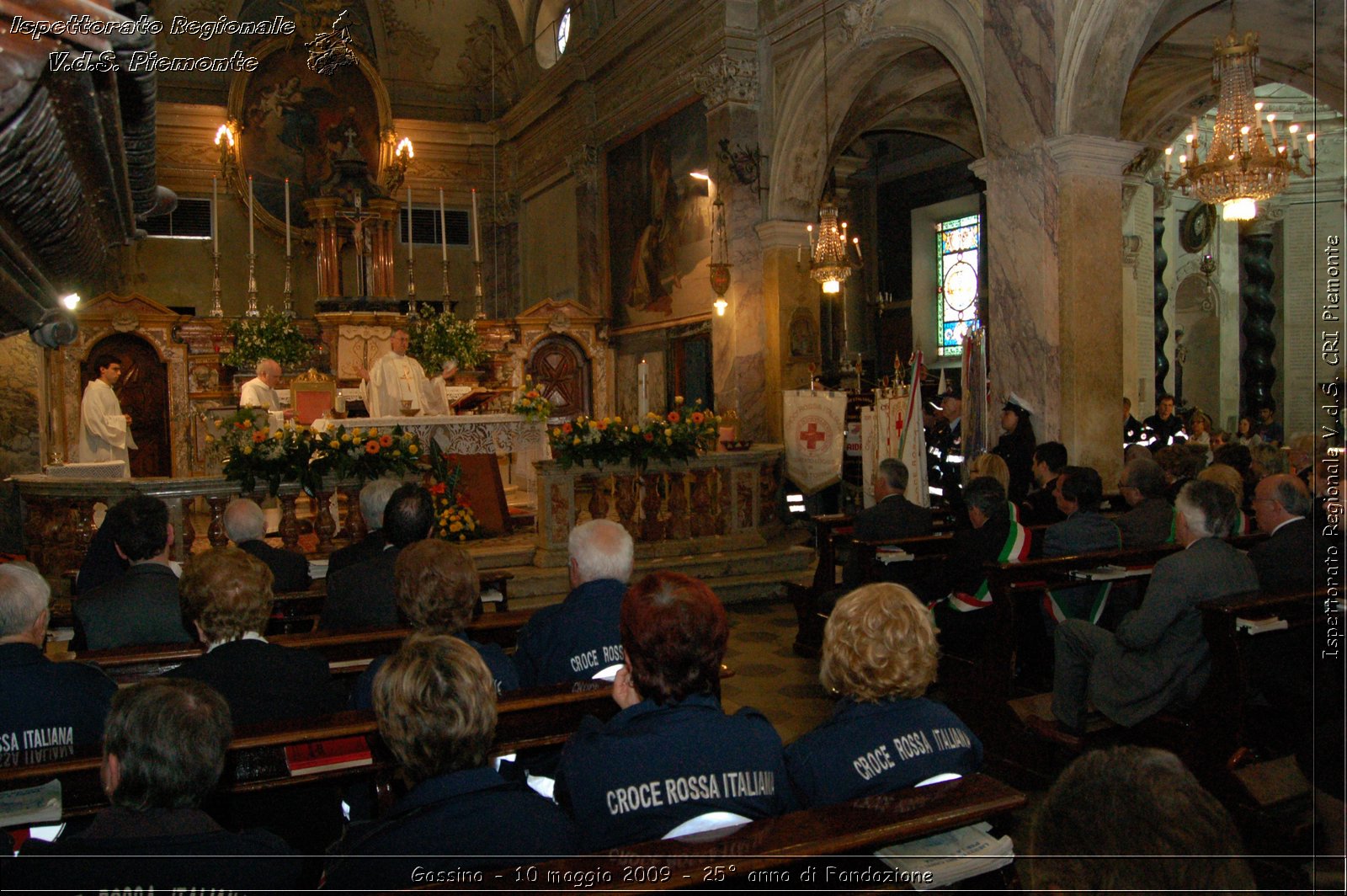 Gassino - 10 maggio 2009 - 25 anno di Fondazione -  Croce Rossa Italiana - Ispettorato Regionale Volontari del Soccorso Piemonte