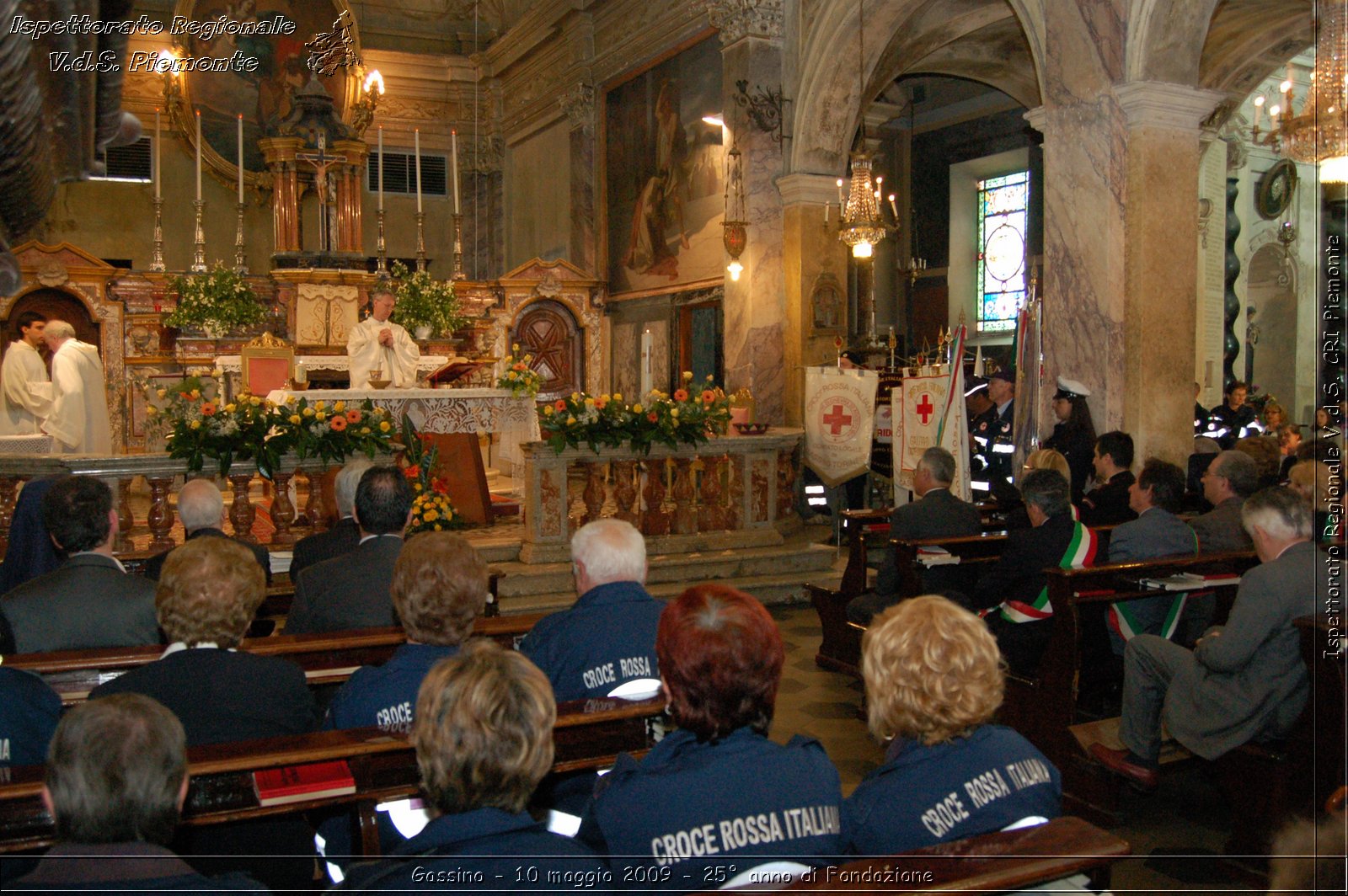 Gassino - 10 maggio 2009 - 25 anno di Fondazione -  Croce Rossa Italiana - Ispettorato Regionale Volontari del Soccorso Piemonte