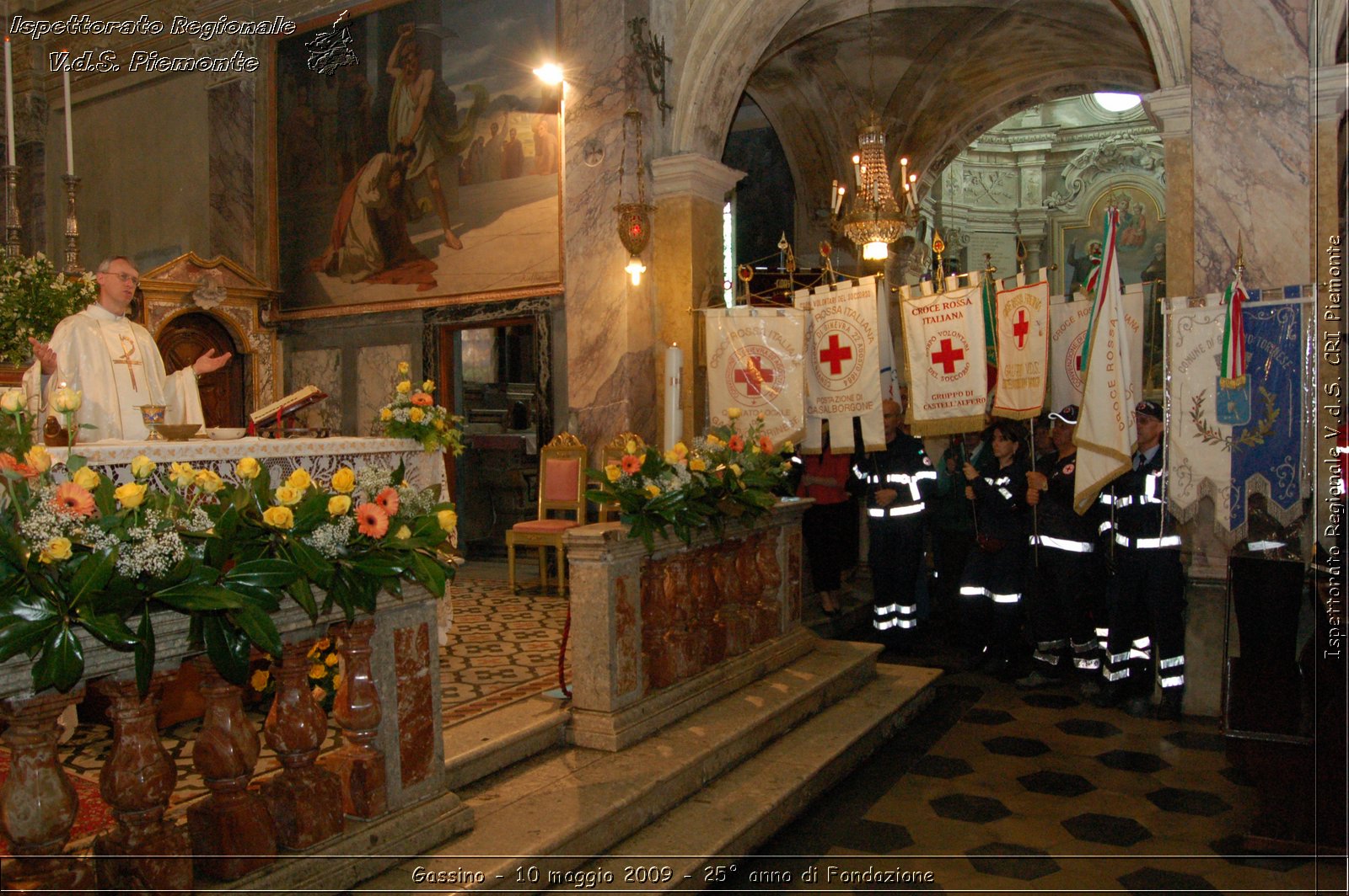 Gassino - 10 maggio 2009 - 25 anno di Fondazione -  Croce Rossa Italiana - Ispettorato Regionale Volontari del Soccorso Piemonte