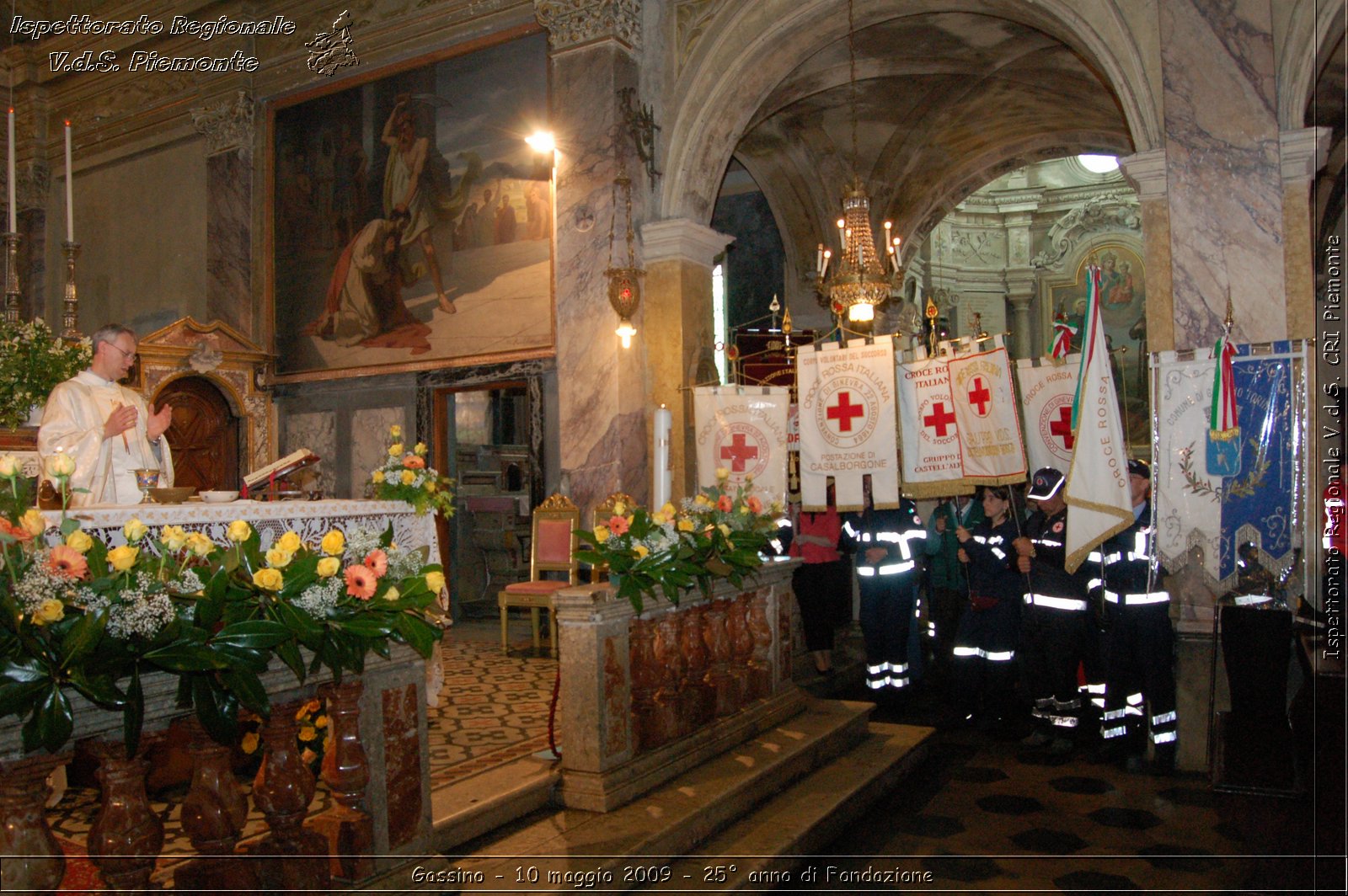 Gassino - 10 maggio 2009 - 25 anno di Fondazione -  Croce Rossa Italiana - Ispettorato Regionale Volontari del Soccorso Piemonte