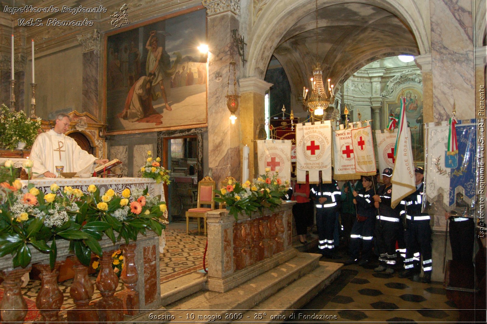 Gassino - 10 maggio 2009 - 25 anno di Fondazione -  Croce Rossa Italiana - Ispettorato Regionale Volontari del Soccorso Piemonte