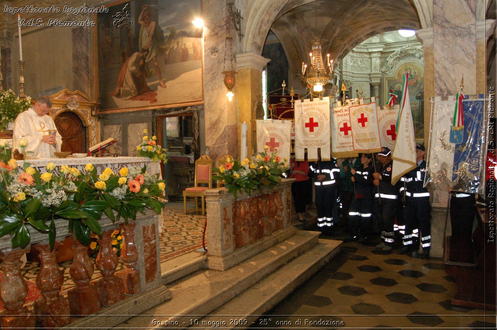 Gassino - 10 maggio 2009 - 25 anno di Fondazione -  Croce Rossa Italiana - Ispettorato Regionale Volontari del Soccorso Piemonte