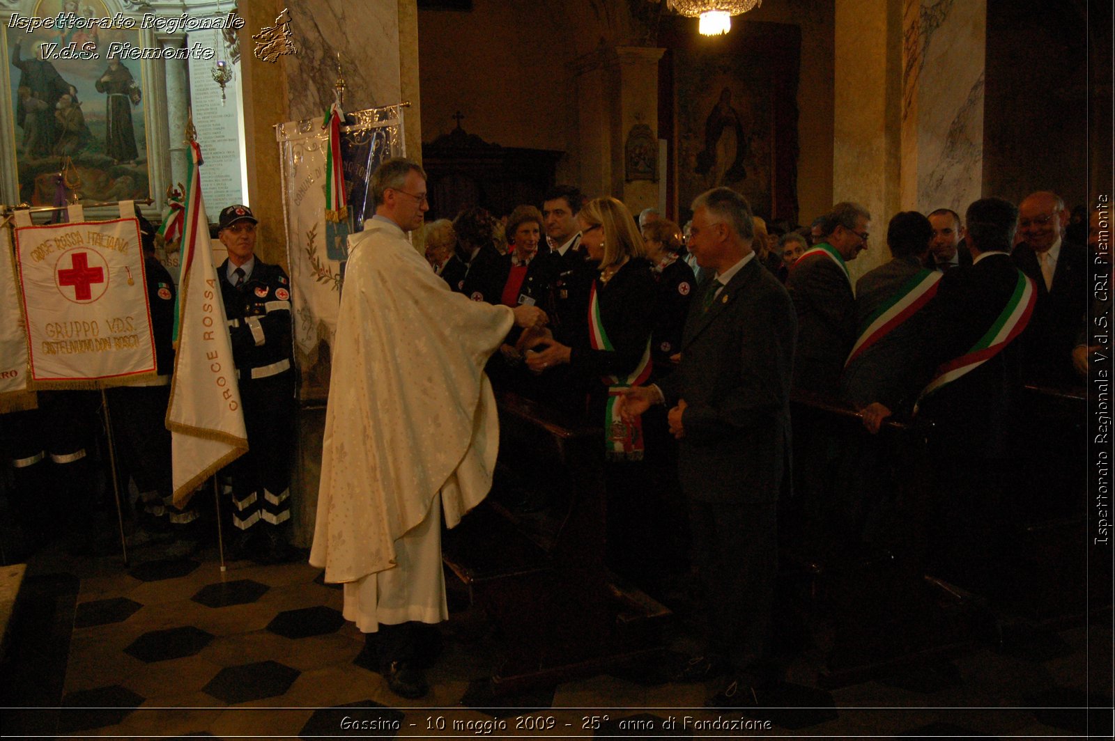 Gassino - 10 maggio 2009 - 25 anno di Fondazione -  Croce Rossa Italiana - Ispettorato Regionale Volontari del Soccorso Piemonte