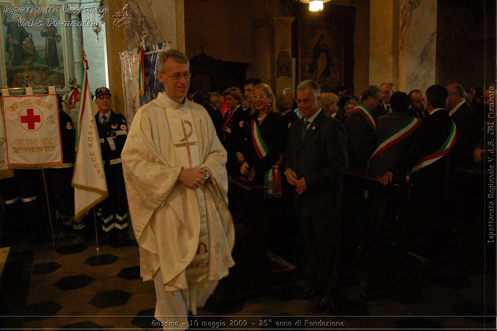 Gassino - 10 maggio 2009 - 25 anno di Fondazione -  Croce Rossa Italiana - Ispettorato Regionale Volontari del Soccorso Piemonte