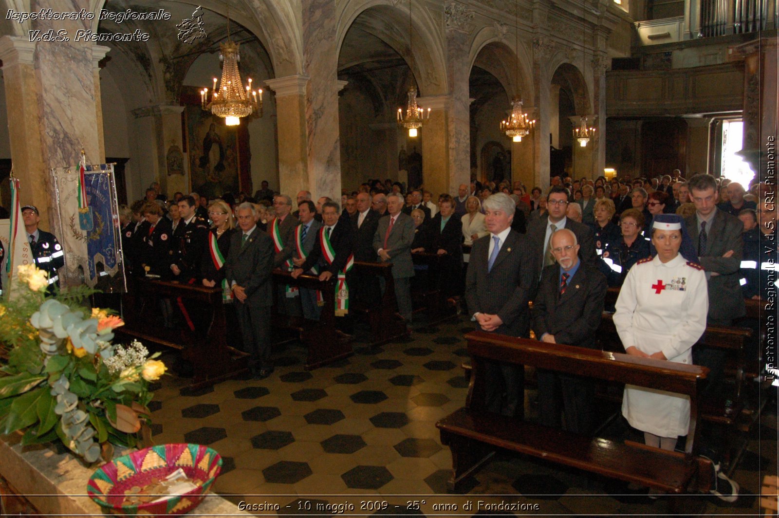 Gassino - 10 maggio 2009 - 25 anno di Fondazione -  Croce Rossa Italiana - Ispettorato Regionale Volontari del Soccorso Piemonte