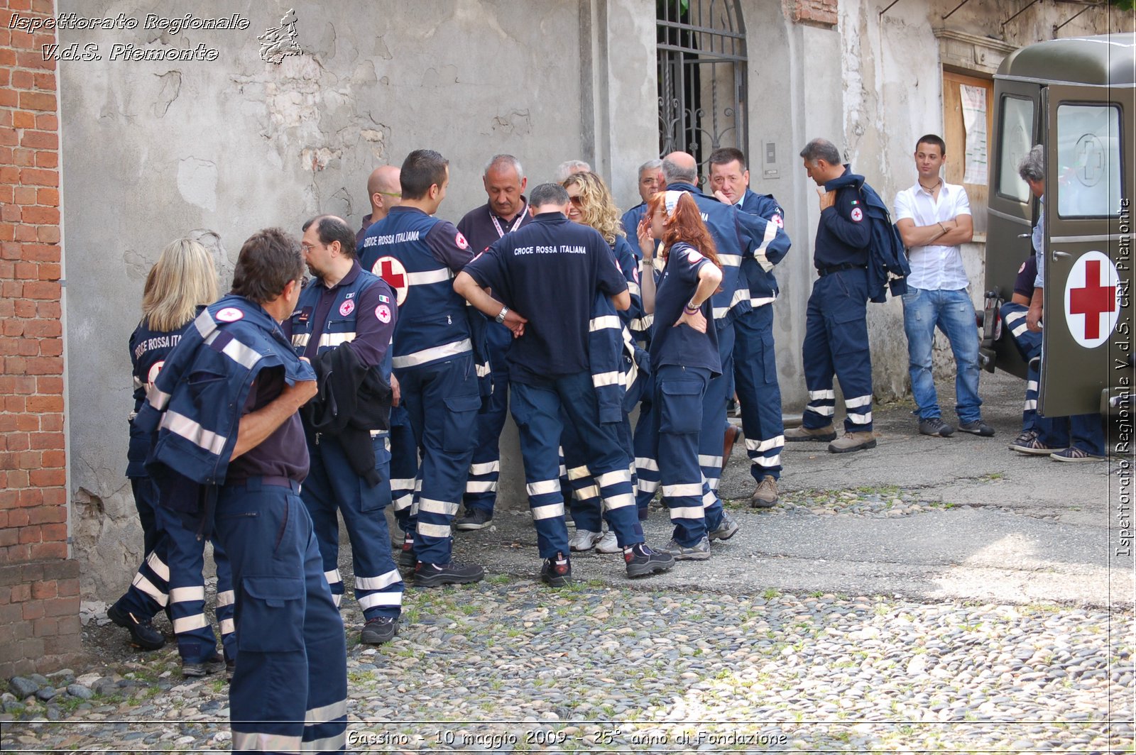 Gassino - 10 maggio 2009 - 25 anno di Fondazione -  Croce Rossa Italiana - Ispettorato Regionale Volontari del Soccorso Piemonte