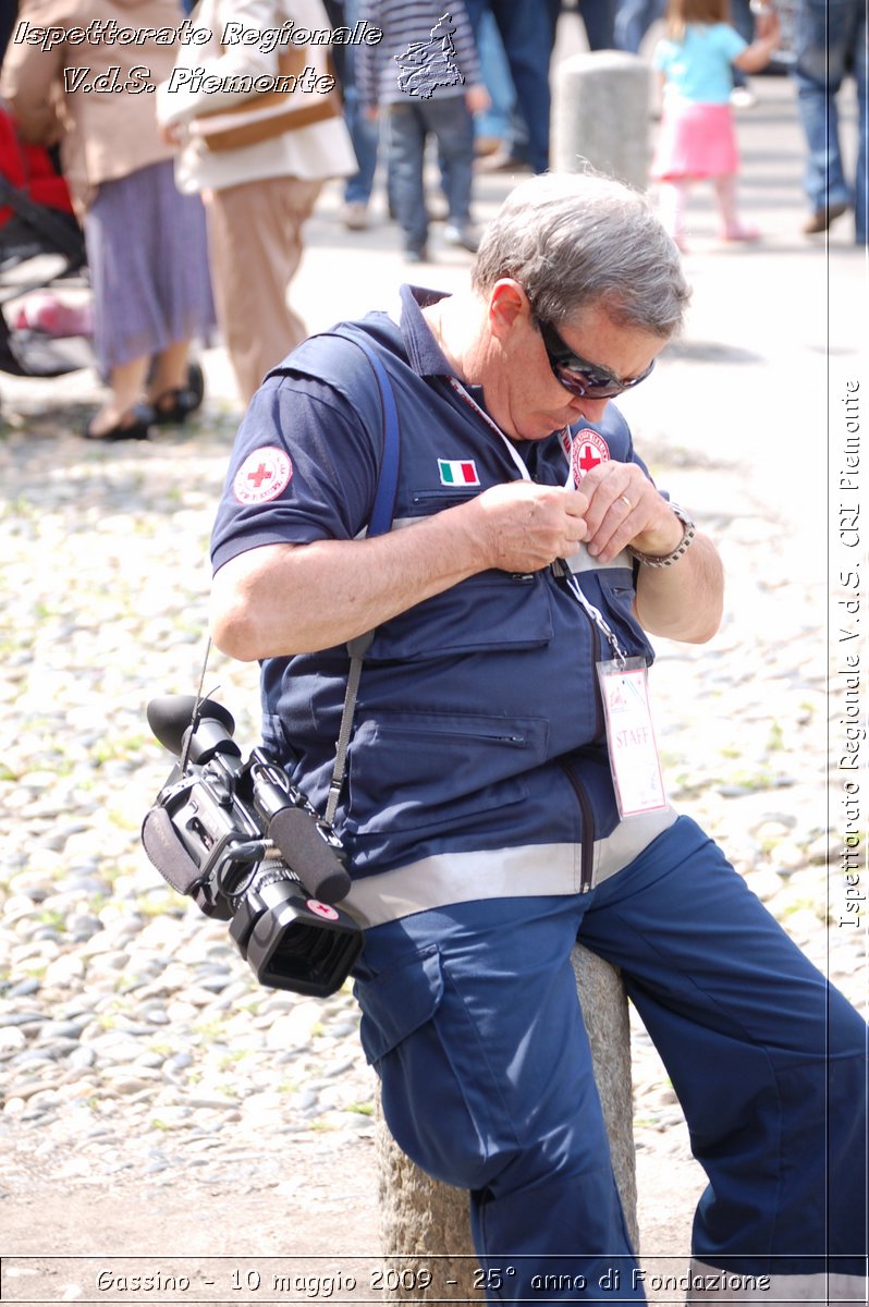 Gassino - 10 maggio 2009 - 25 anno di Fondazione -  Croce Rossa Italiana - Ispettorato Regionale Volontari del Soccorso Piemonte