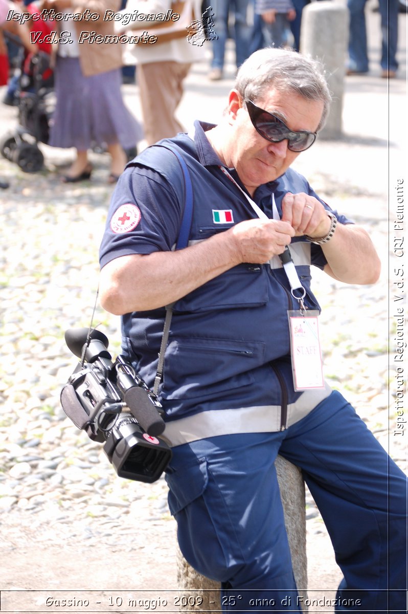 Gassino - 10 maggio 2009 - 25 anno di Fondazione -  Croce Rossa Italiana - Ispettorato Regionale Volontari del Soccorso Piemonte