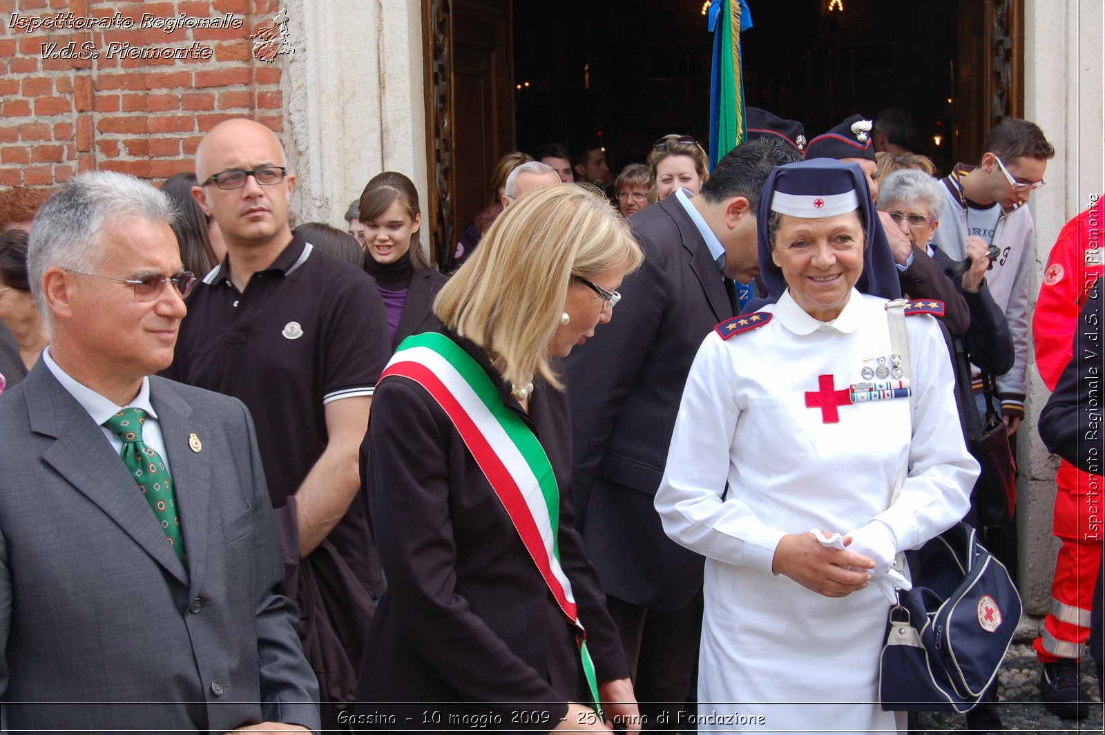 Gassino - 10 maggio 2009 - 25 anno di Fondazione -  Croce Rossa Italiana - Ispettorato Regionale Volontari del Soccorso Piemonte