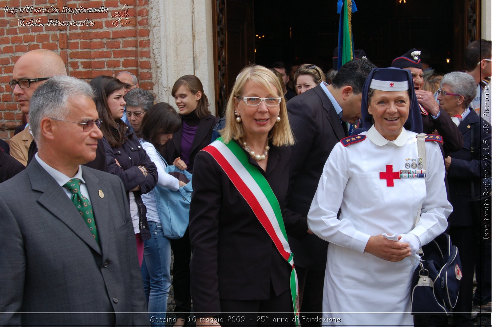 Gassino - 10 maggio 2009 - 25 anno di Fondazione -  Croce Rossa Italiana - Ispettorato Regionale Volontari del Soccorso Piemonte