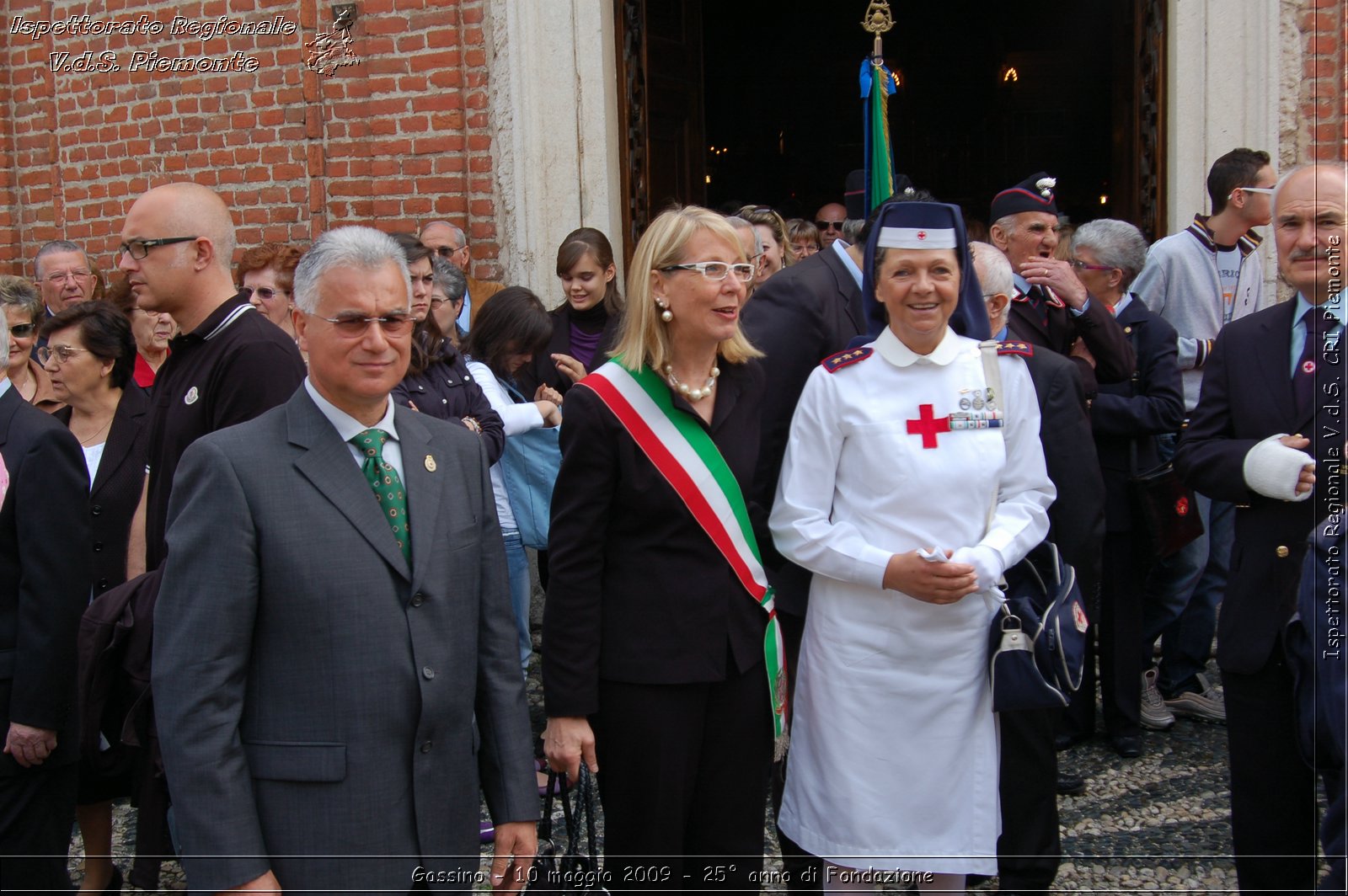 Gassino - 10 maggio 2009 - 25 anno di Fondazione -  Croce Rossa Italiana - Ispettorato Regionale Volontari del Soccorso Piemonte