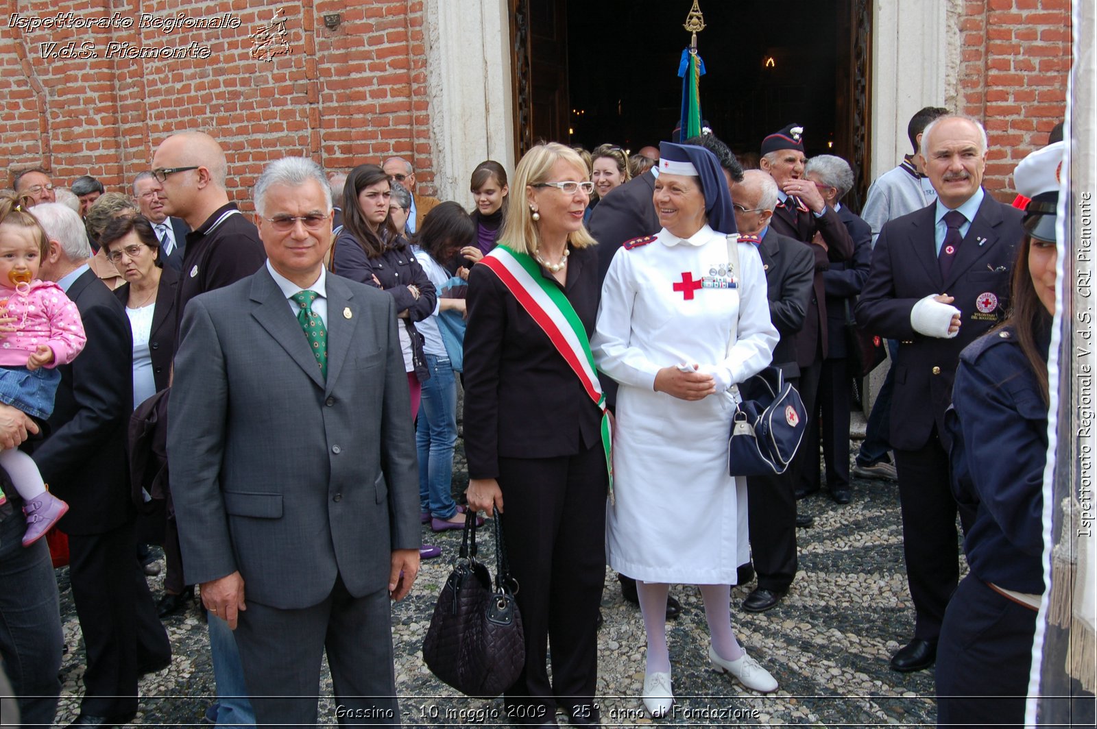 Gassino - 10 maggio 2009 - 25 anno di Fondazione -  Croce Rossa Italiana - Ispettorato Regionale Volontari del Soccorso Piemonte